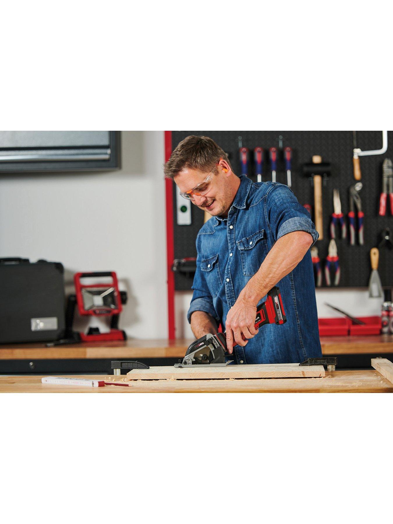 Image 3 of 7 of Einhell PXC 18V Cordless 89mm Circular Saw - TE-CS 18/89 Li Solo