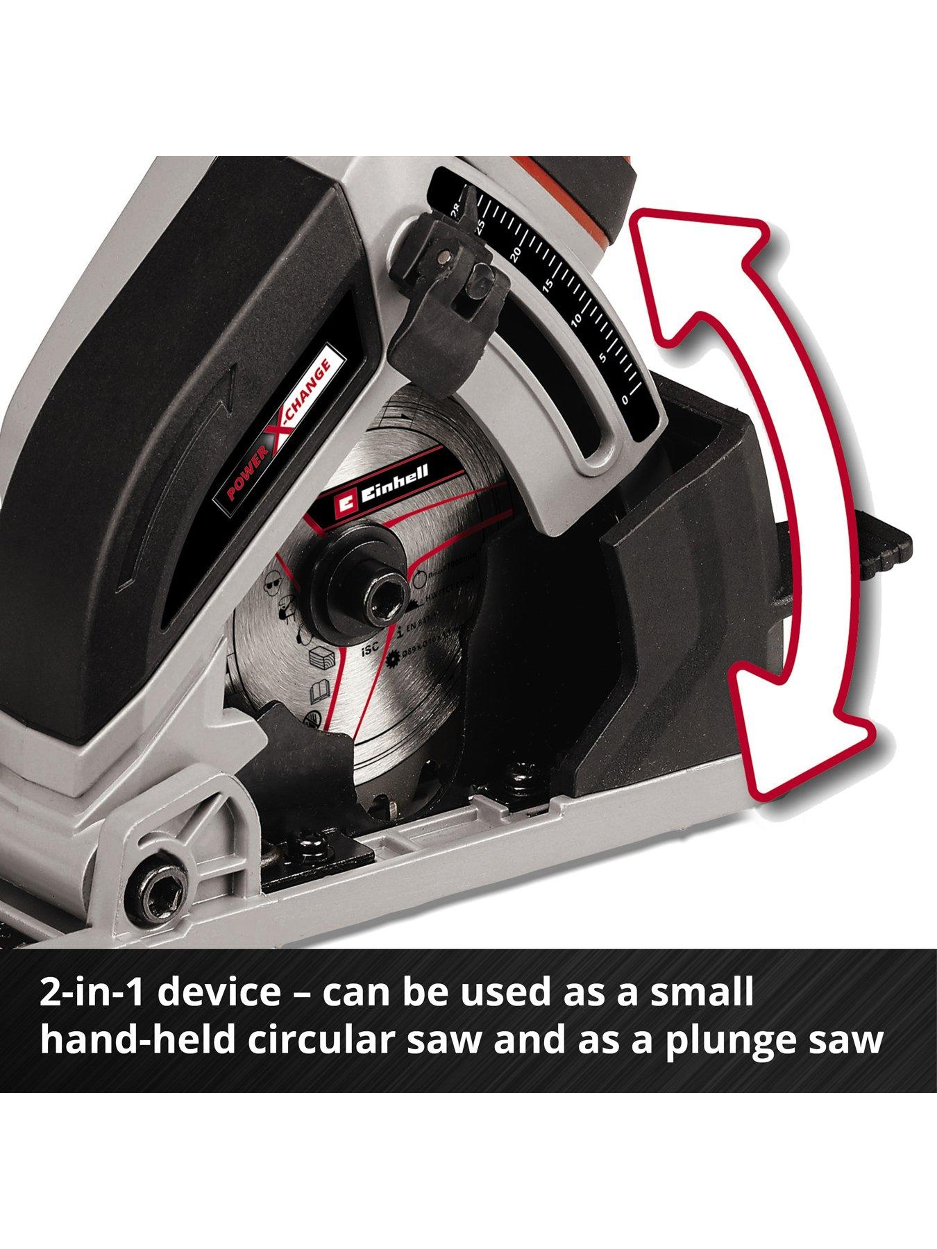 Image 5 of 7 of Einhell PXC 18V Cordless 89mm Circular Saw - TE-CS 18/89 Li Solo