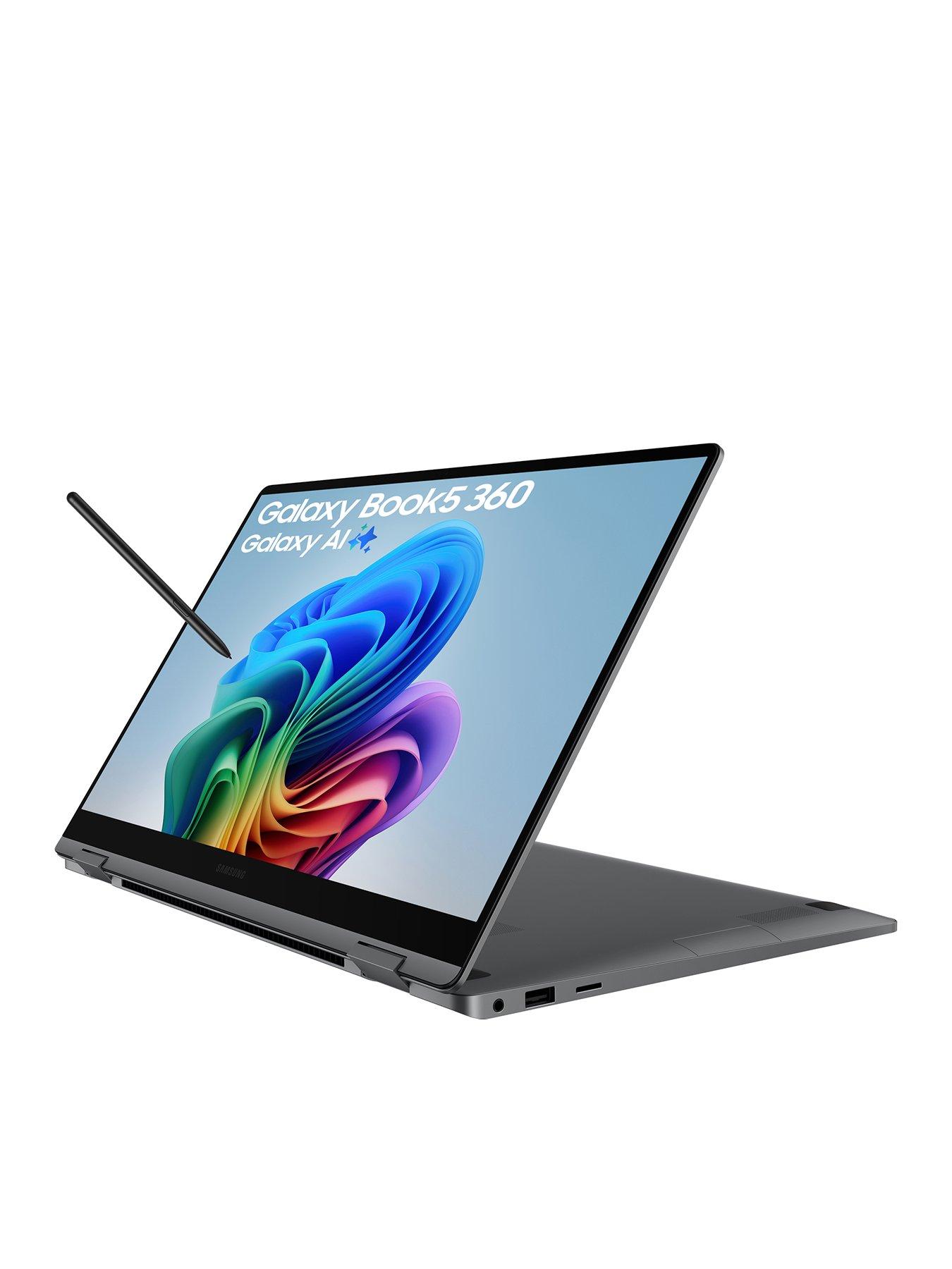 undefined Galaxy Book5 360 Copilot+ PC (2025) - 15.6in FHD AMOLED Touchscreen - Intel Core Ultra 5 (Series 2) - 16GB RAM, 256GB SSD - Grey