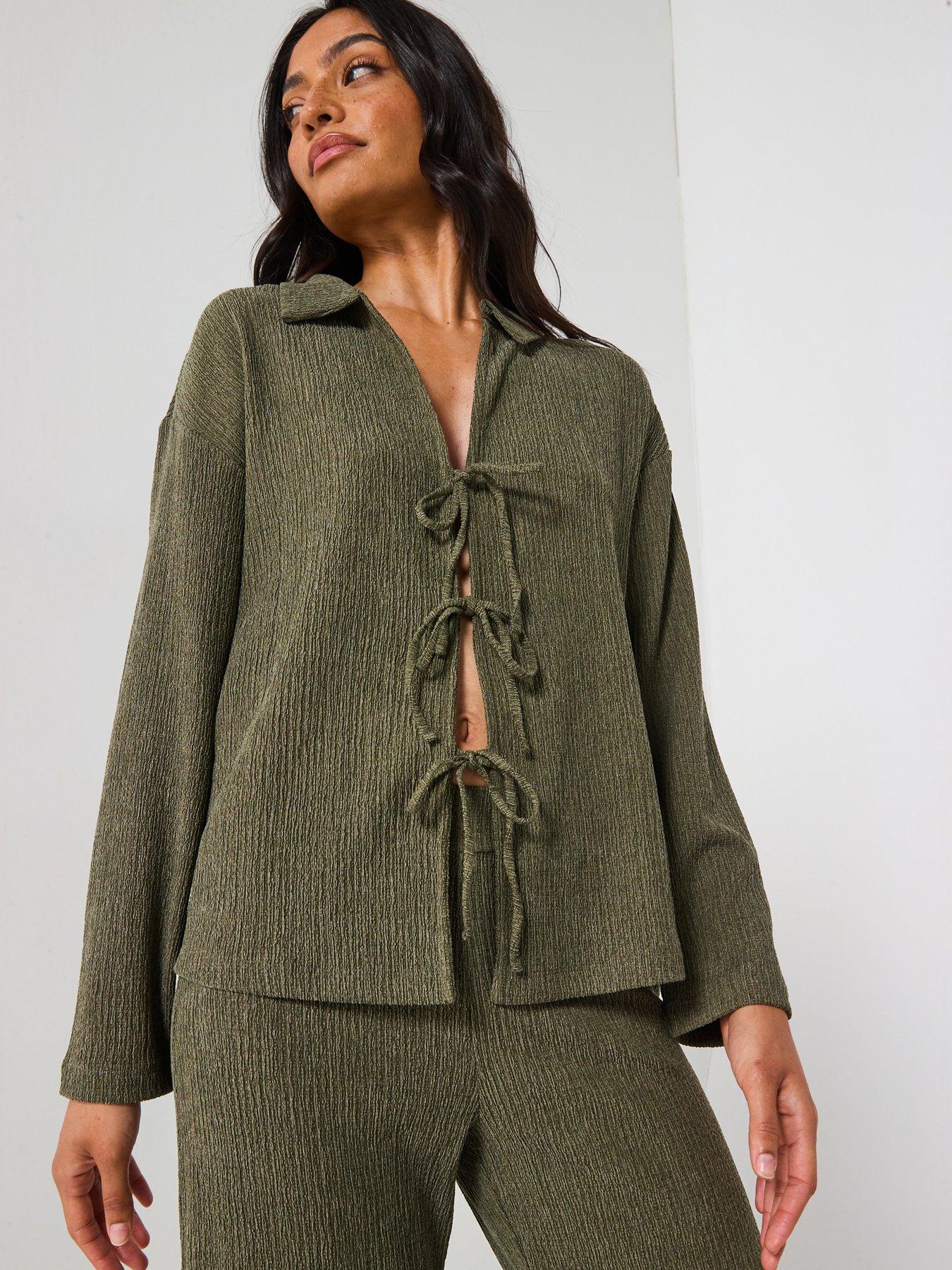 undefined Wide Leg Trousers Co-ord