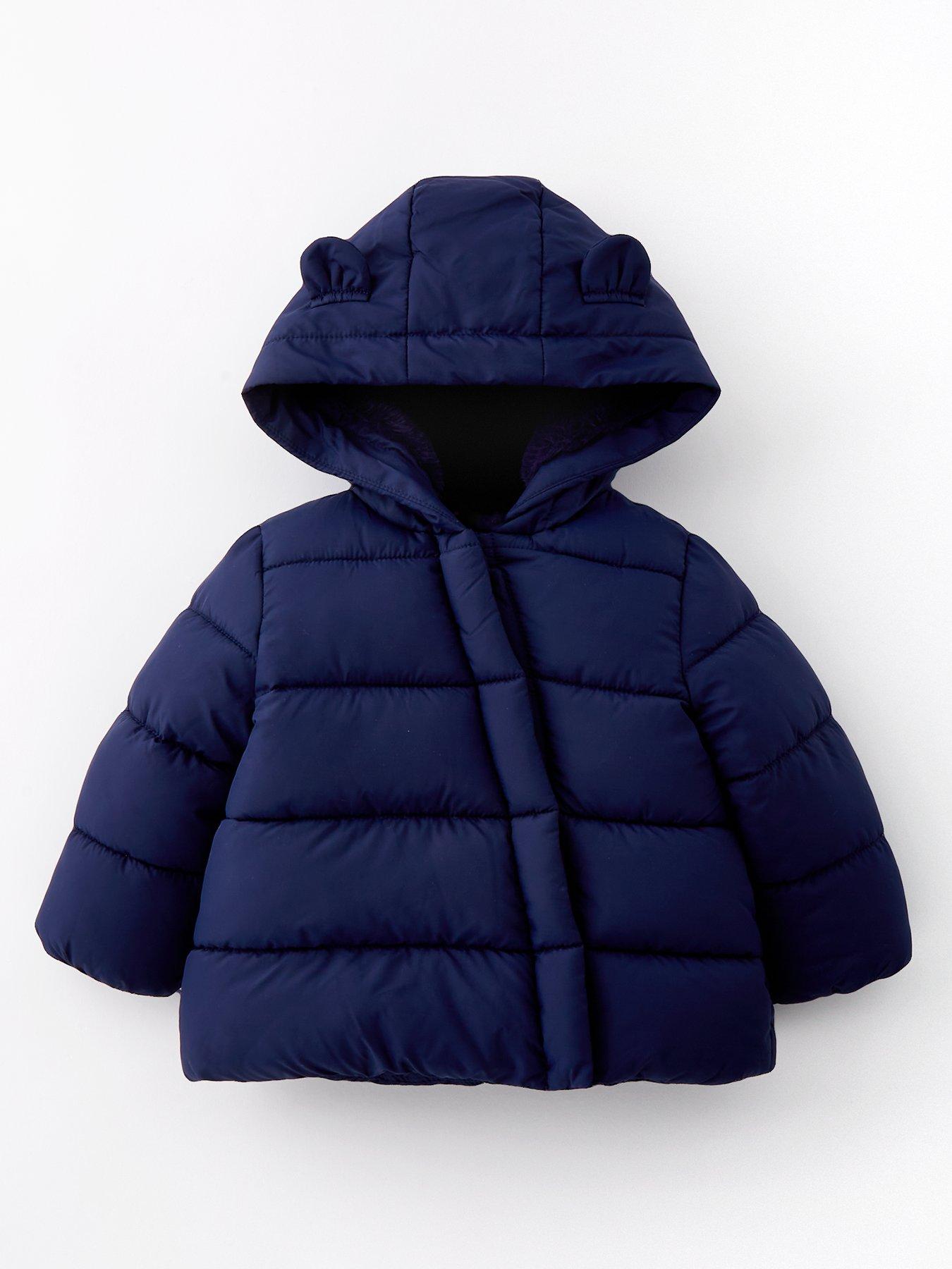 Mini V by Very Baby Boys Padded Jacket - Blue
