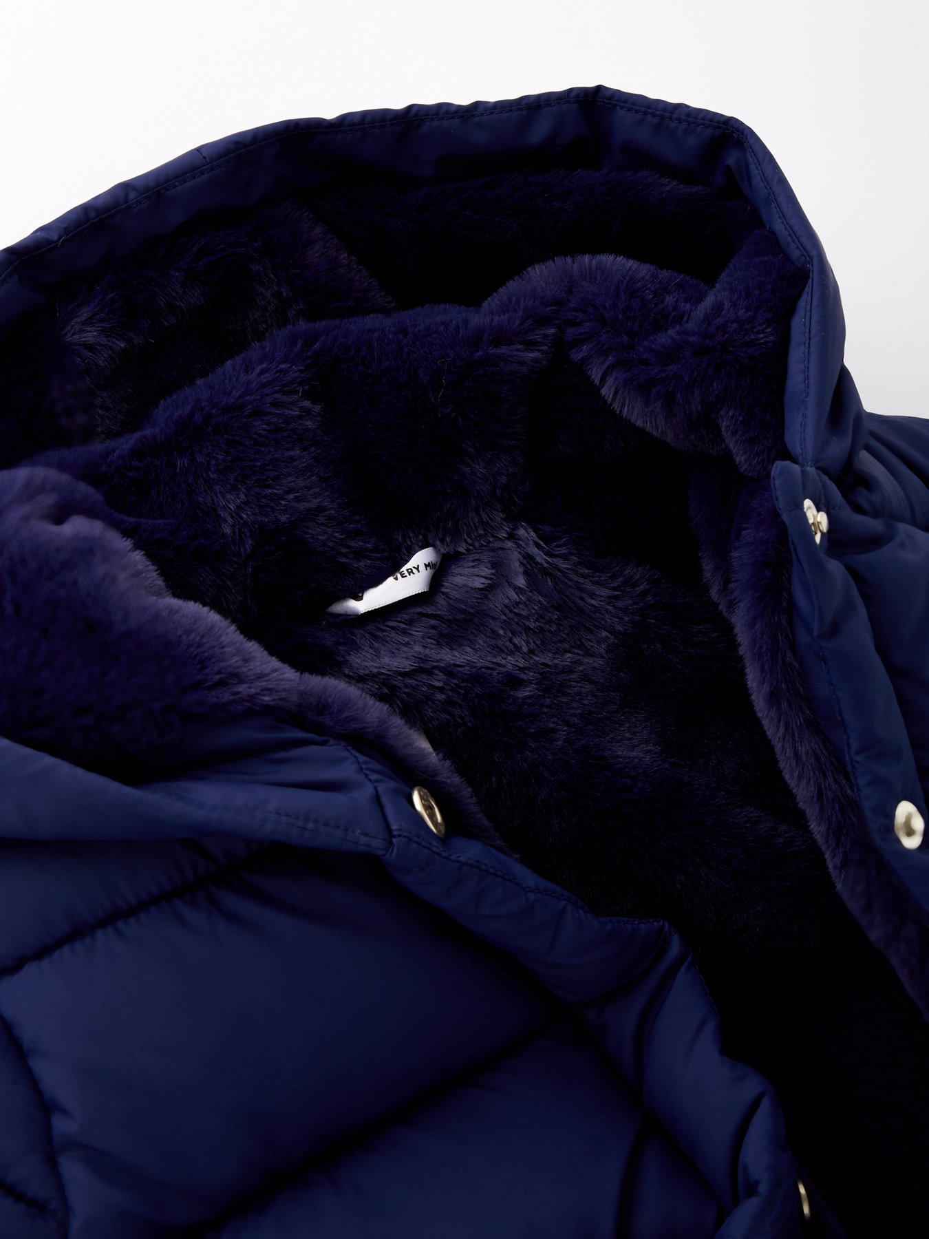 Image 4 of 4 of Mini V by Very Baby Boys Padded Jacket - Blue