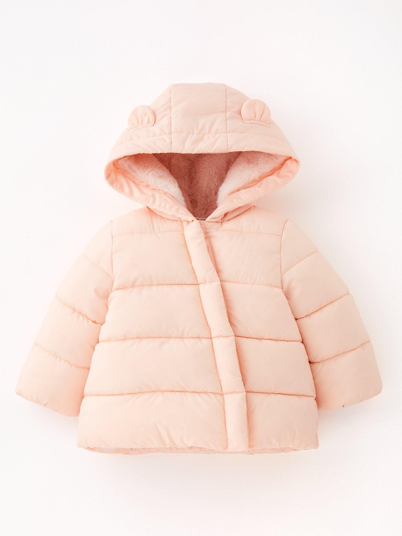 Image 1 of 4 of Mini V by Very Baby Girls Padded Jacket - Pink