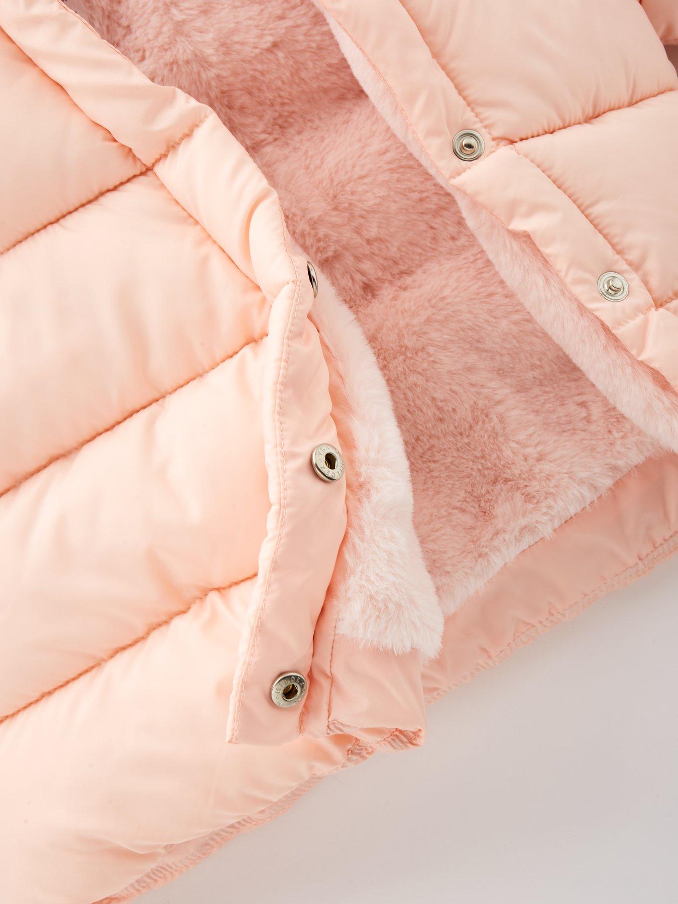 Image 4 of 4 of Mini V by Very Baby Girls Padded Jacket - Pink