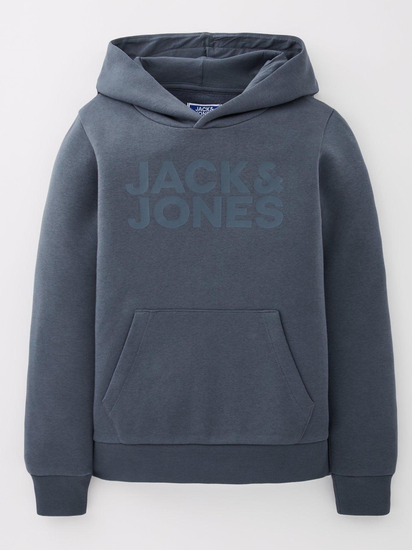 undefined Boys Corp Logo Hoodie - Blue