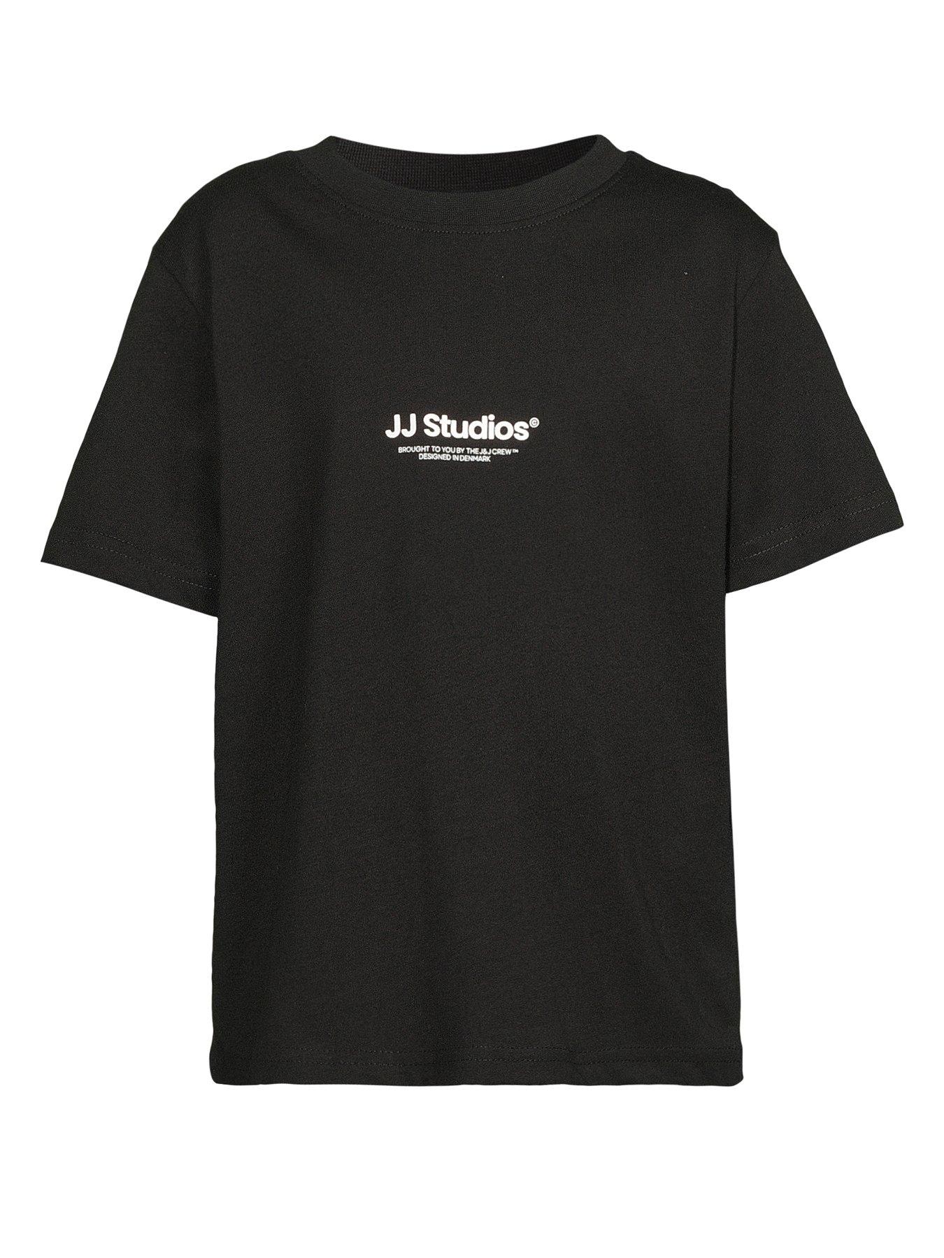 Jack & Jones Mini Younger Boys Soho Short Sleeve T-shirt - Black