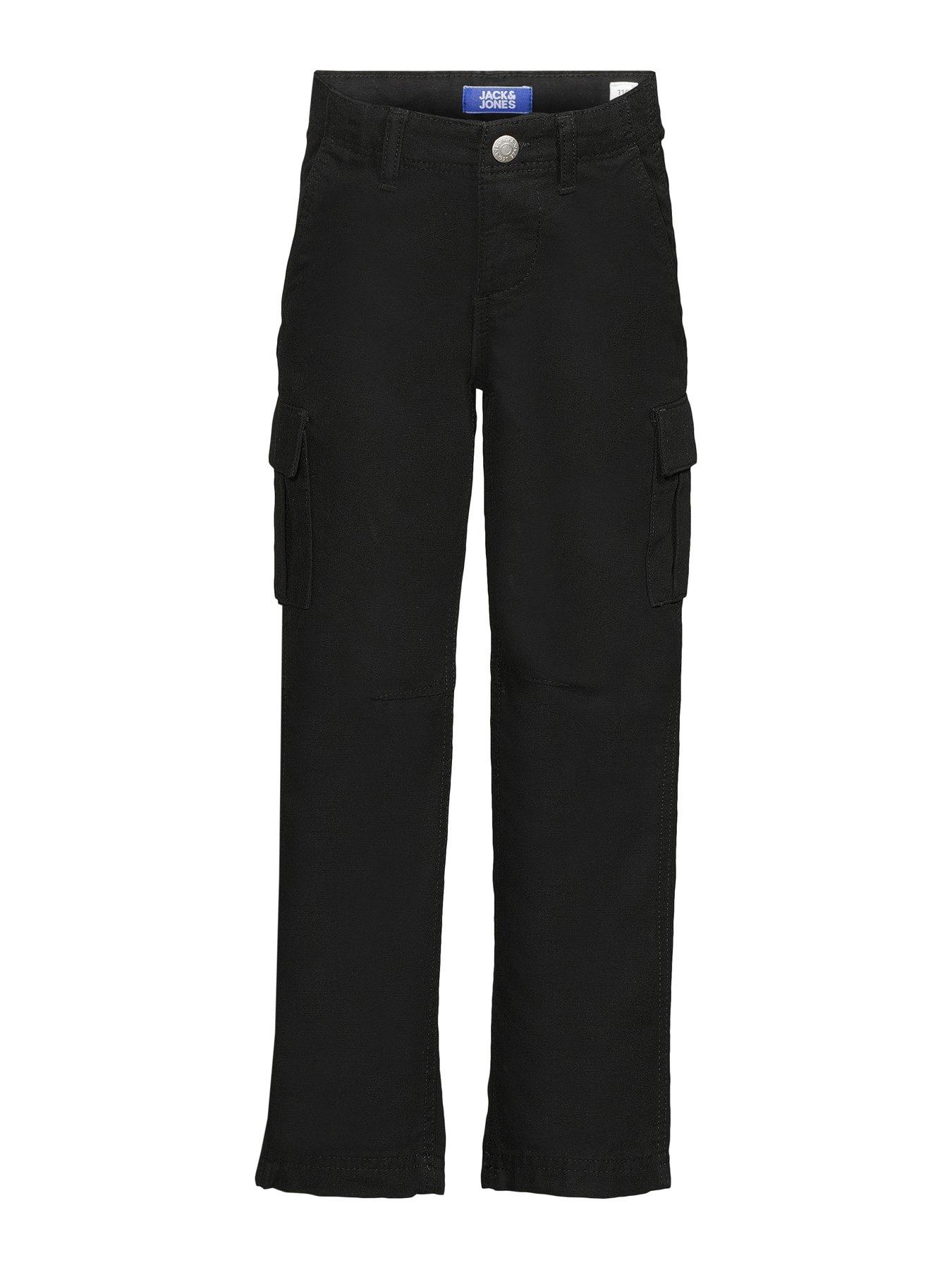 jack-jones-mini-younger-boys-kane-barkley-cargo-pants-black