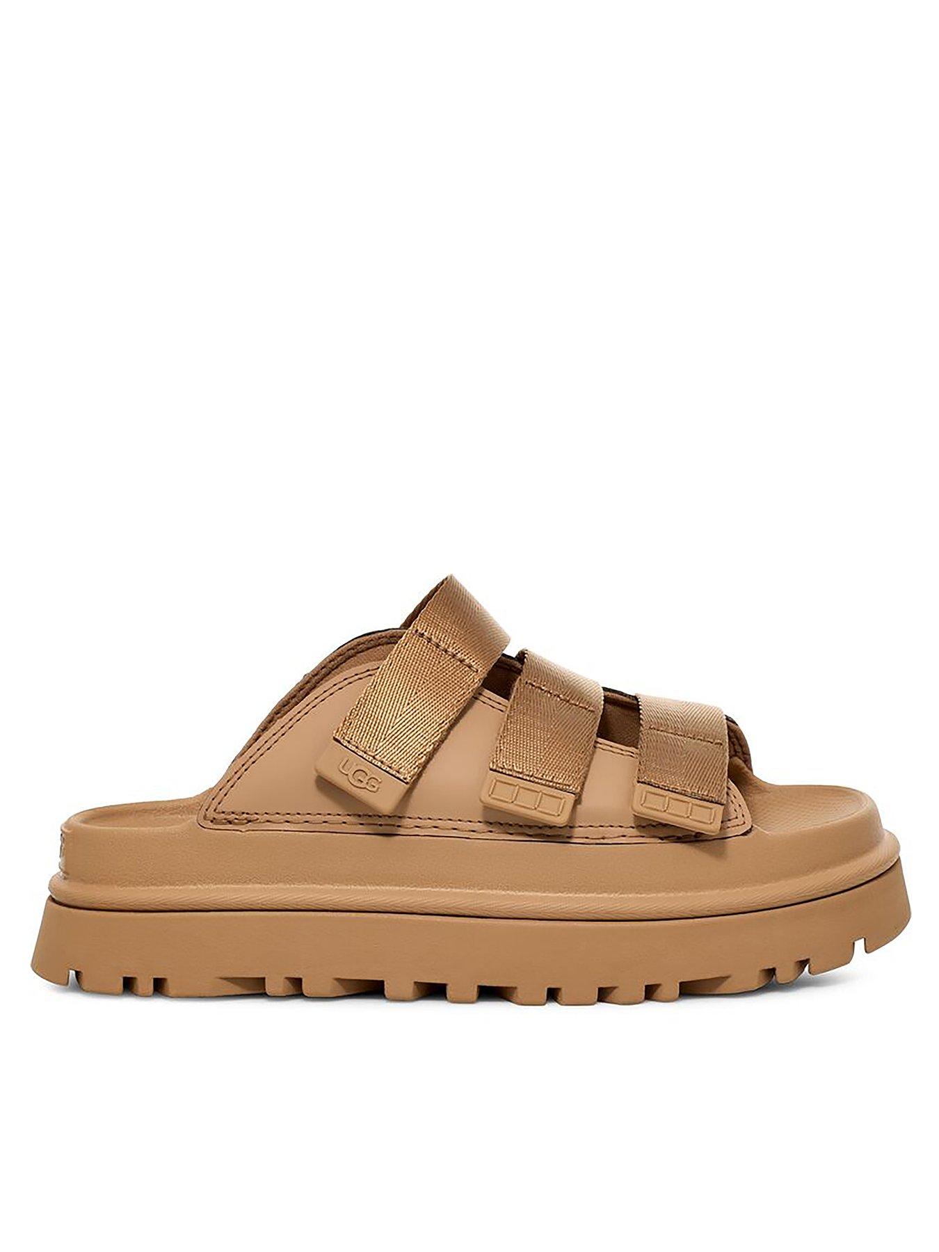 Image 1 of 1 of UGG Goldenglow Slide - Dark Sand