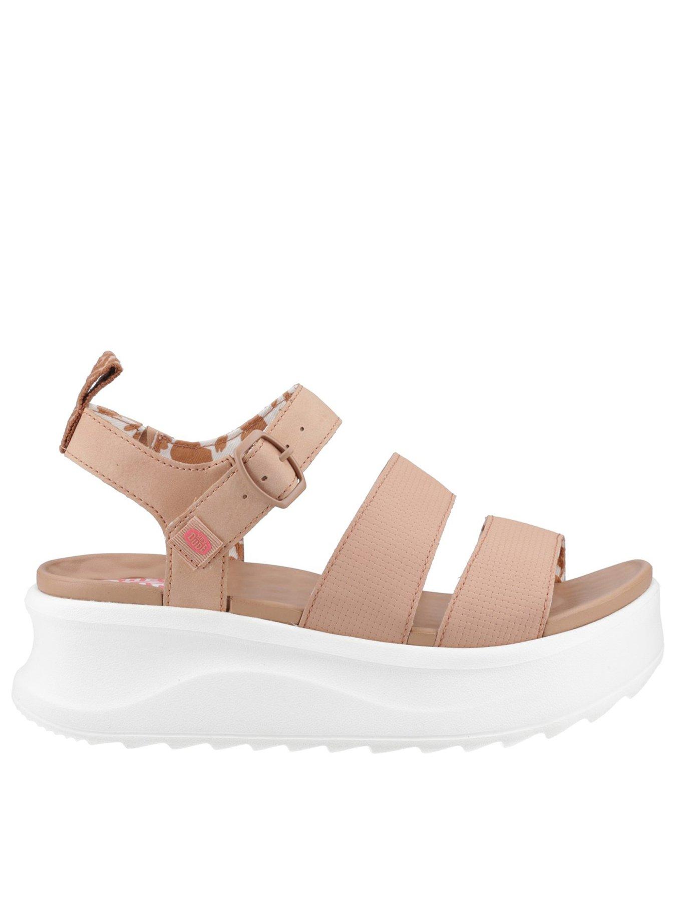 Image of Heydude Classic Delray Buckle Sandal - Tan