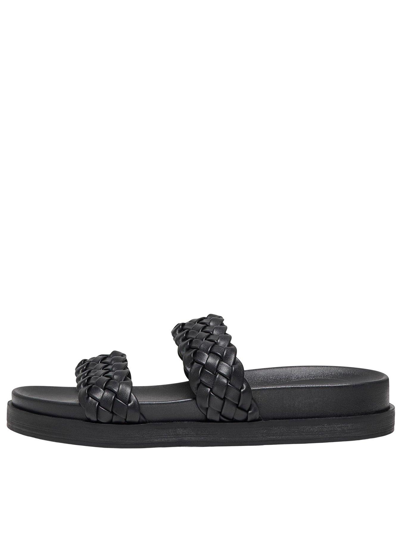 only-minnie-double-strap-sandal-black