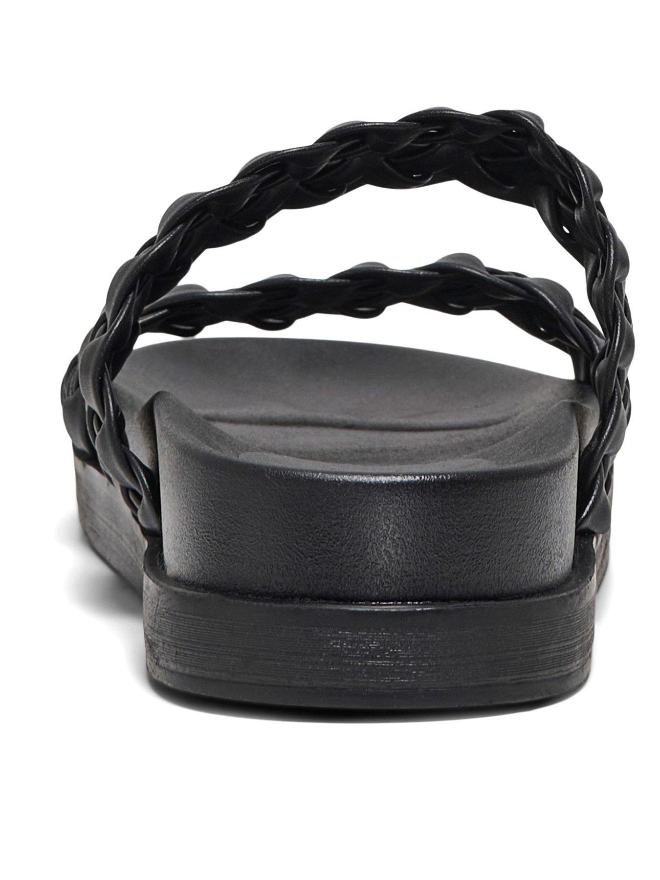 Image 3 of 5 of Only Minnie Double Strap Sandal - Black