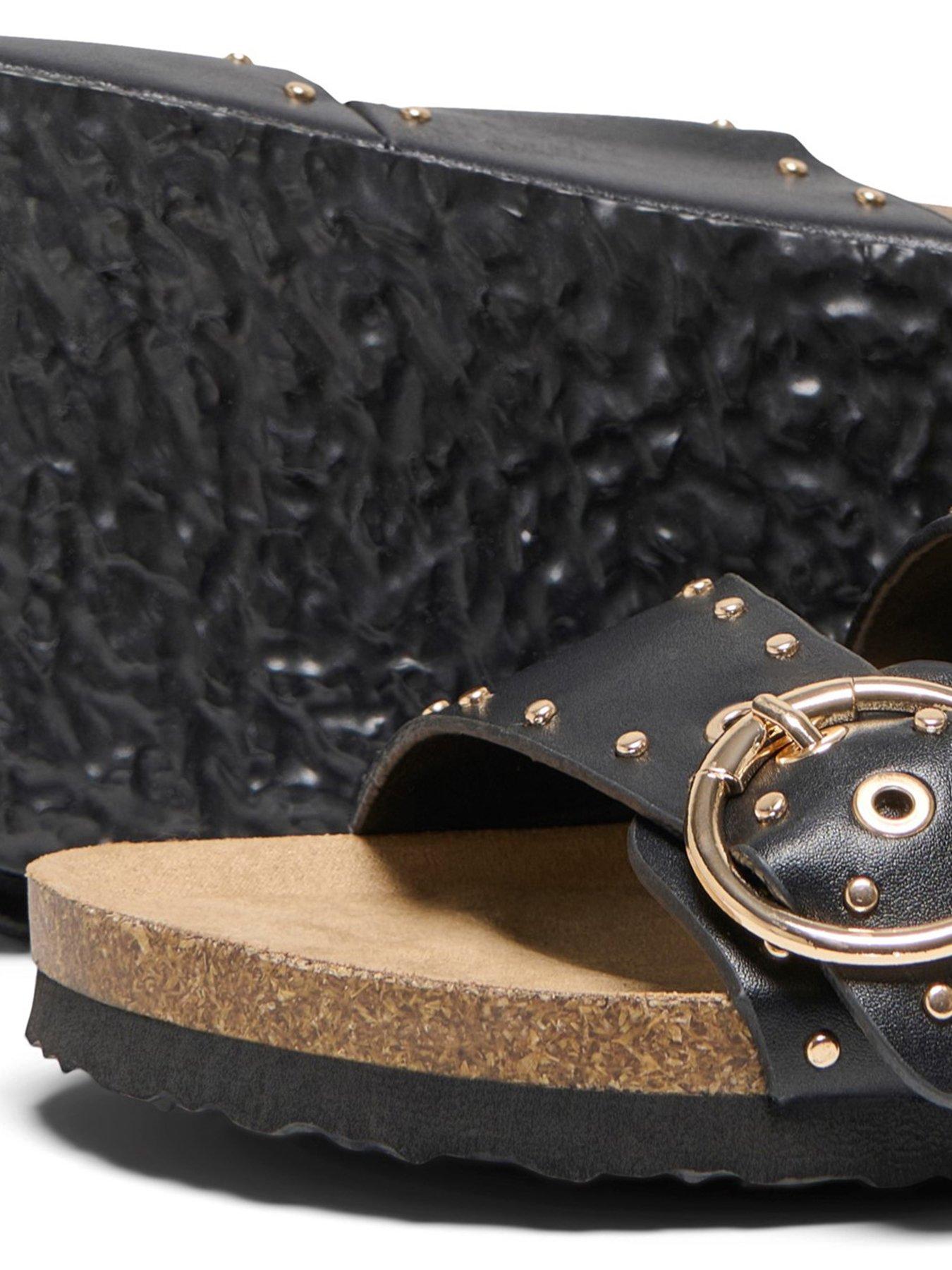 Image 5 of 5 of Only Maxi Buckle Sandal - Black