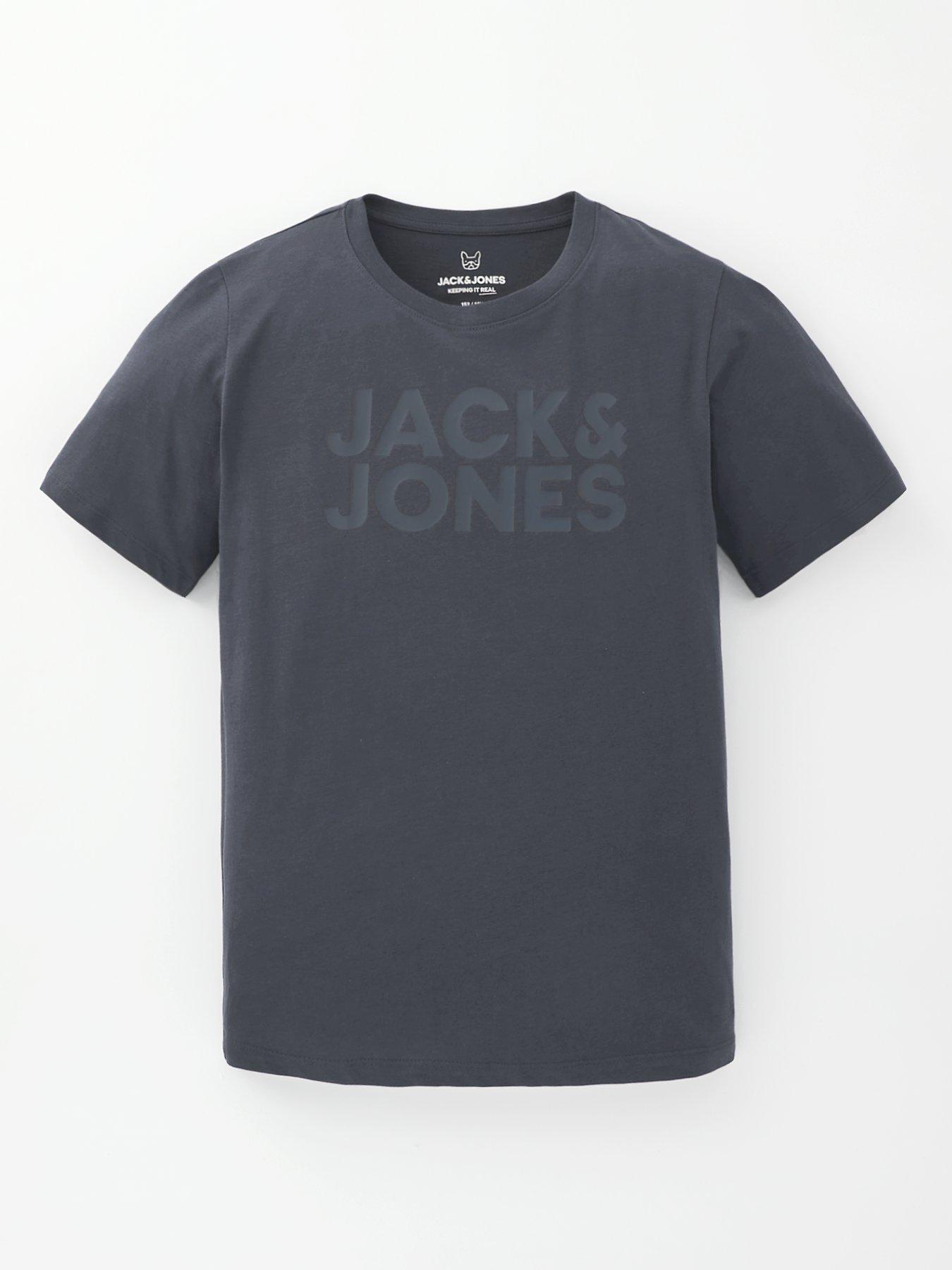 undefined Boys Corp Logo Short Sleeve T-shirt - Blue