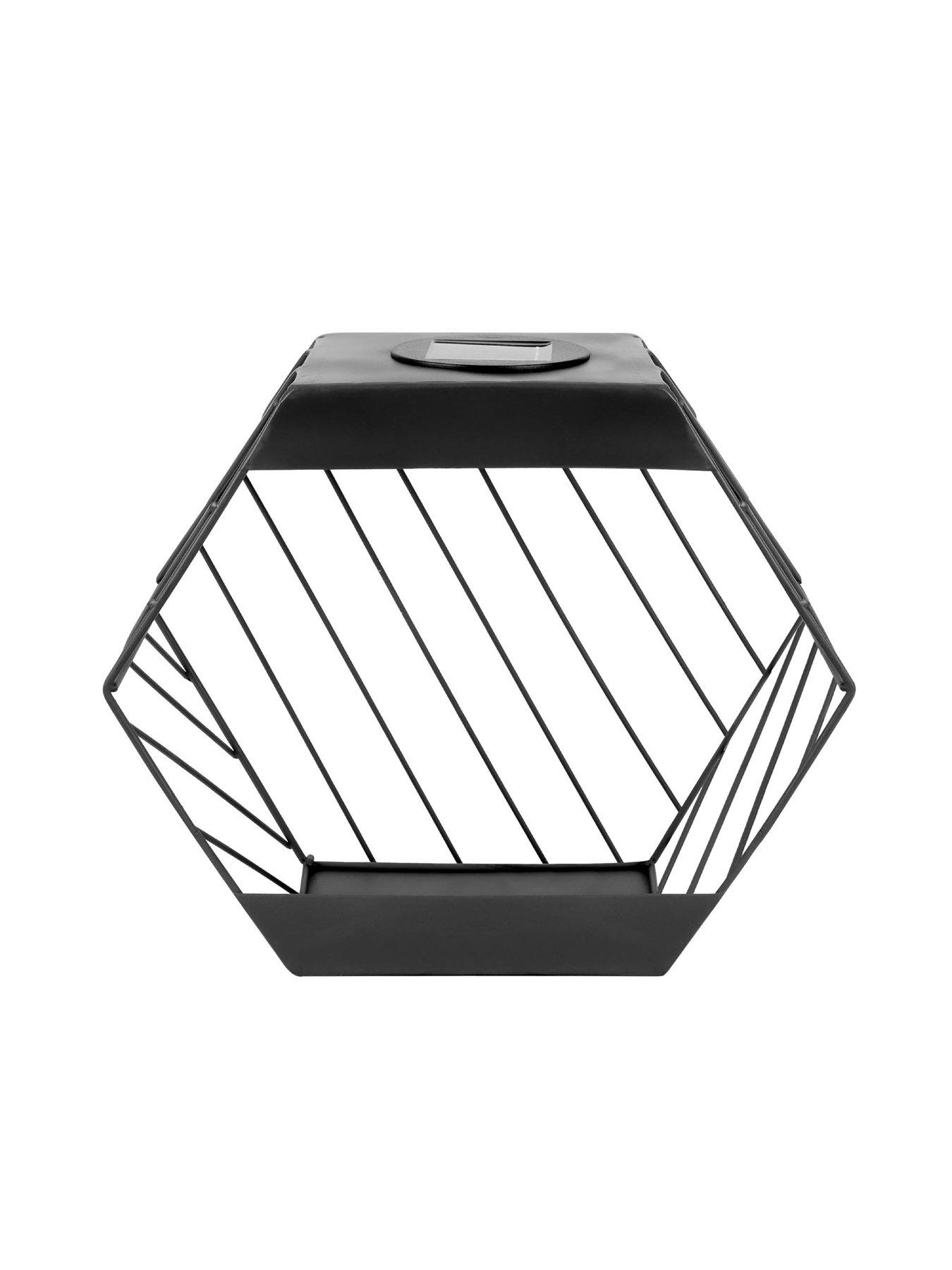 undefined Solar Metal Hex Planter