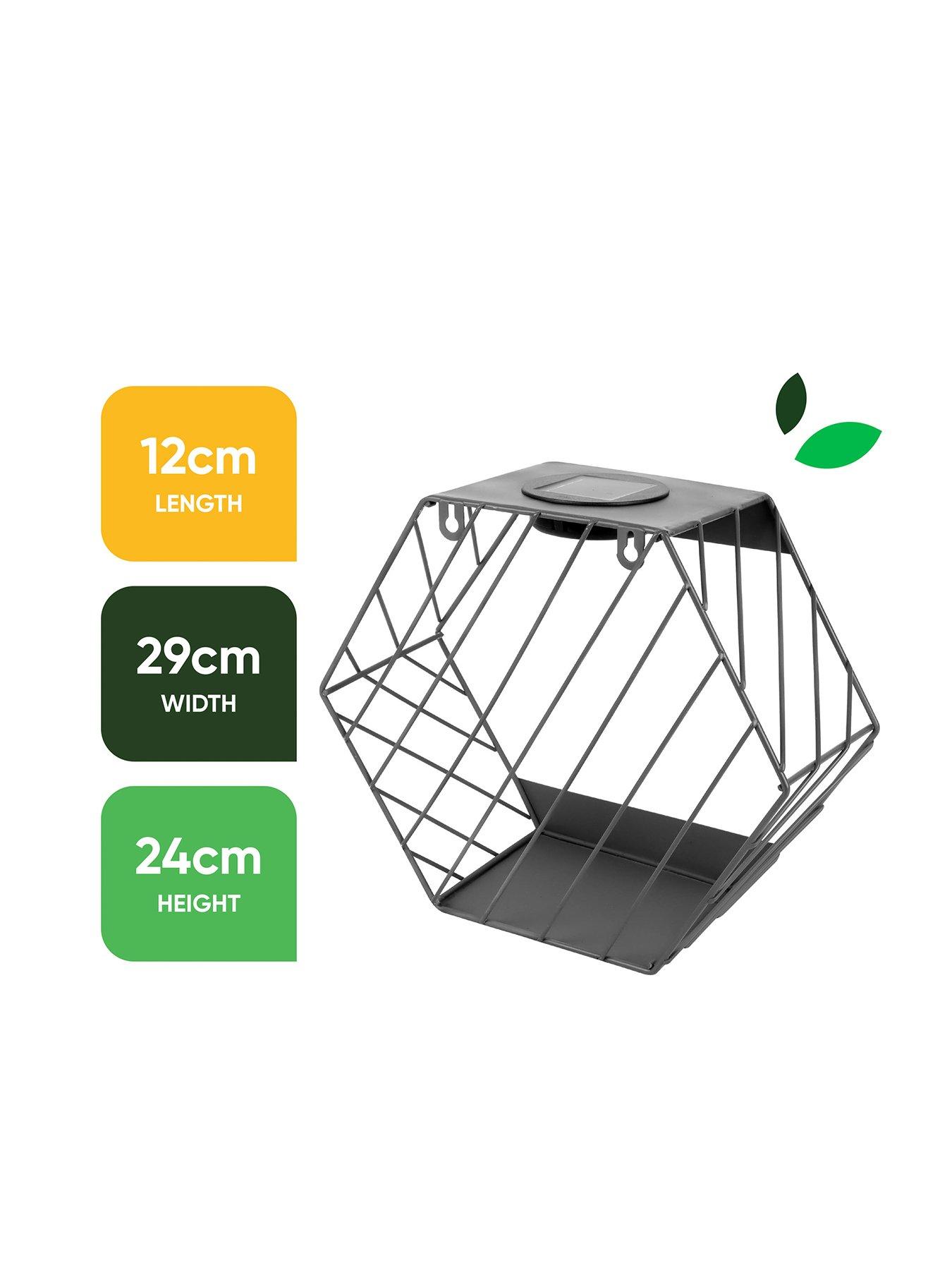 Image 2 of 7 of Streetwize Accessories Solar Metal Hex Planter