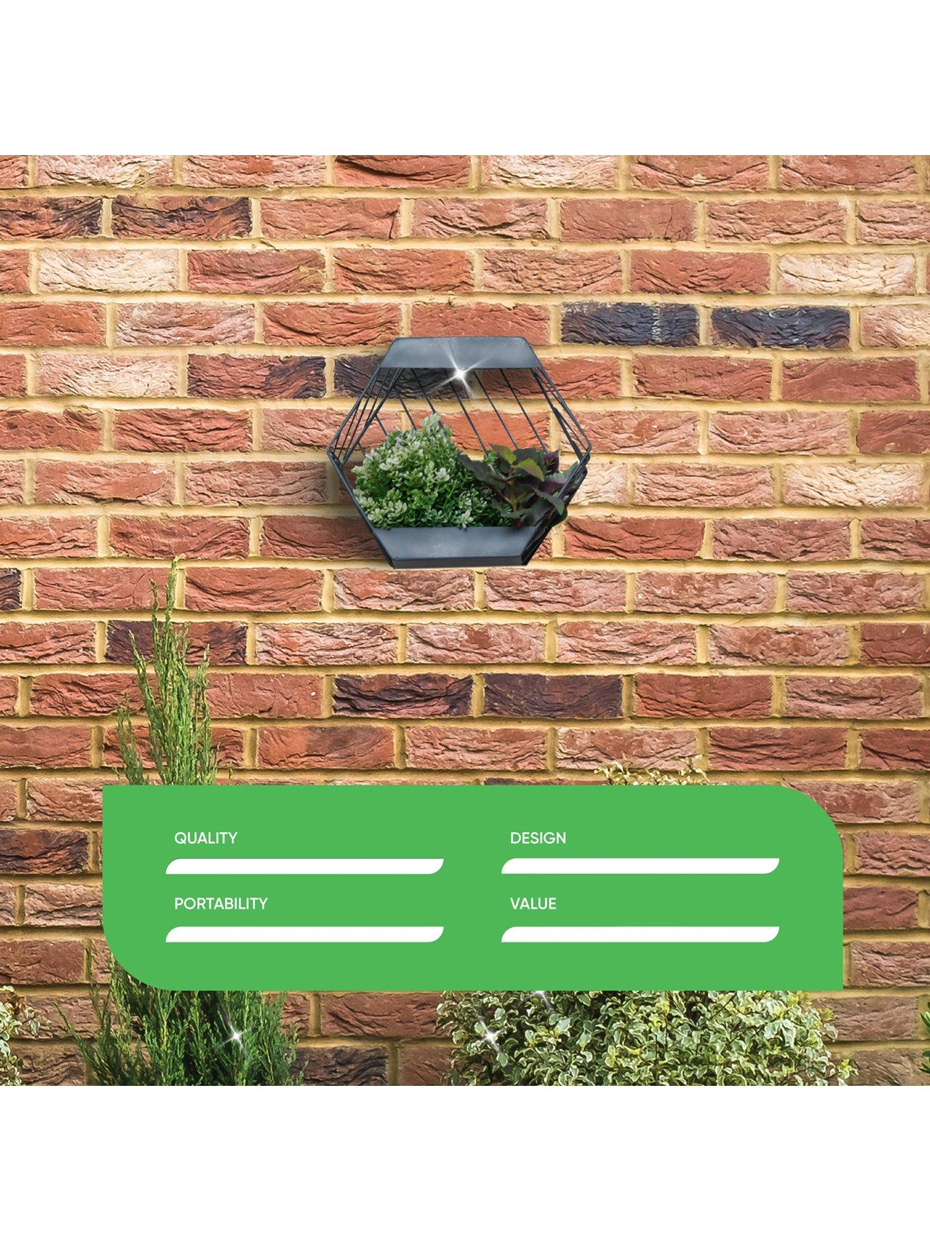 Image 6 of 7 of Streetwize Accessories Solar Metal Hex Planter