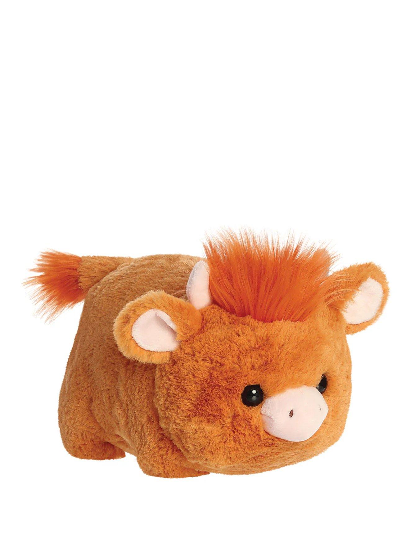 Image 1 of 3 of AURORA Spudsters Hamish Highland Cow 10 Inch Plush