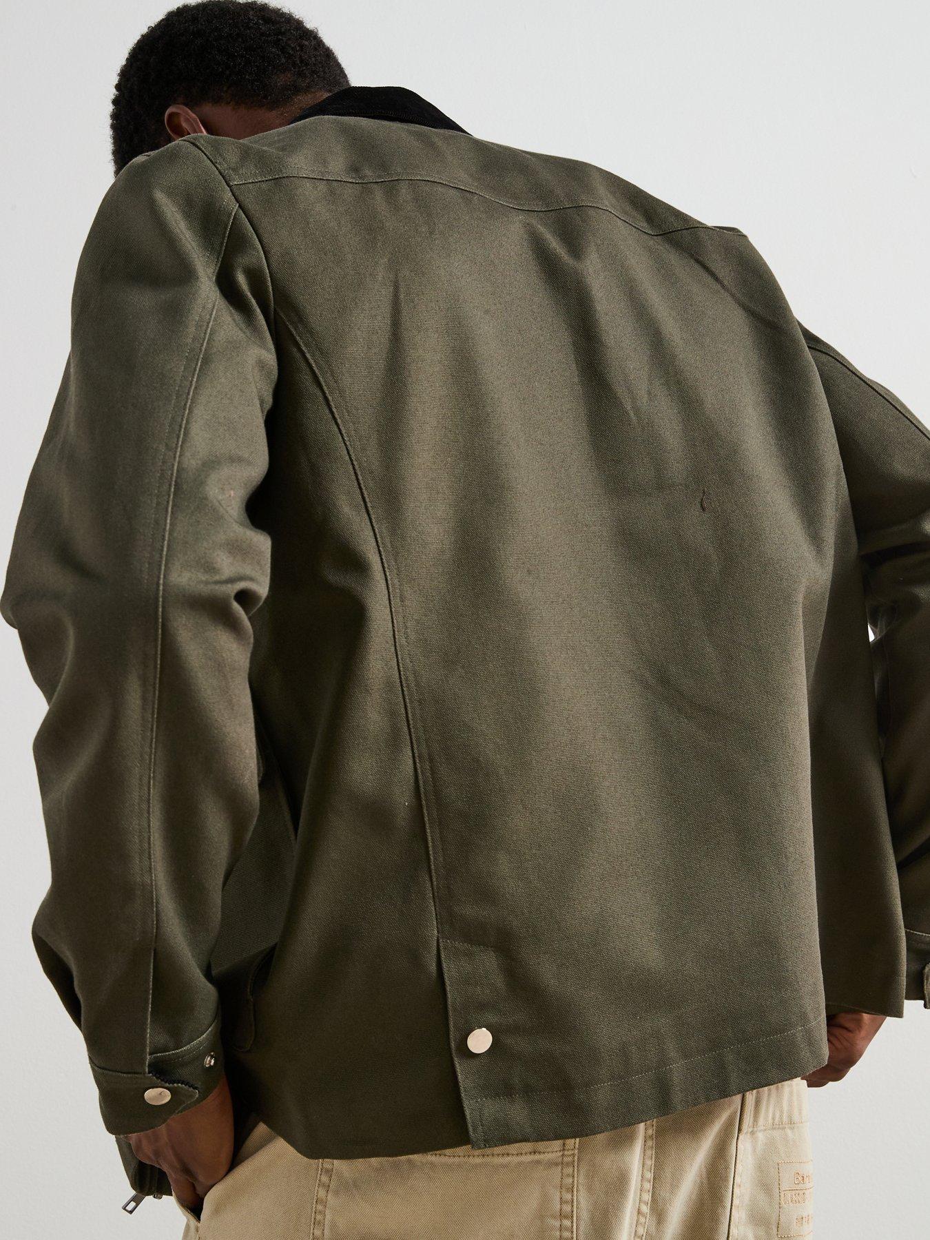 Image 2 of 6 of Very Man Canvas Workwear Jacket - Khaki