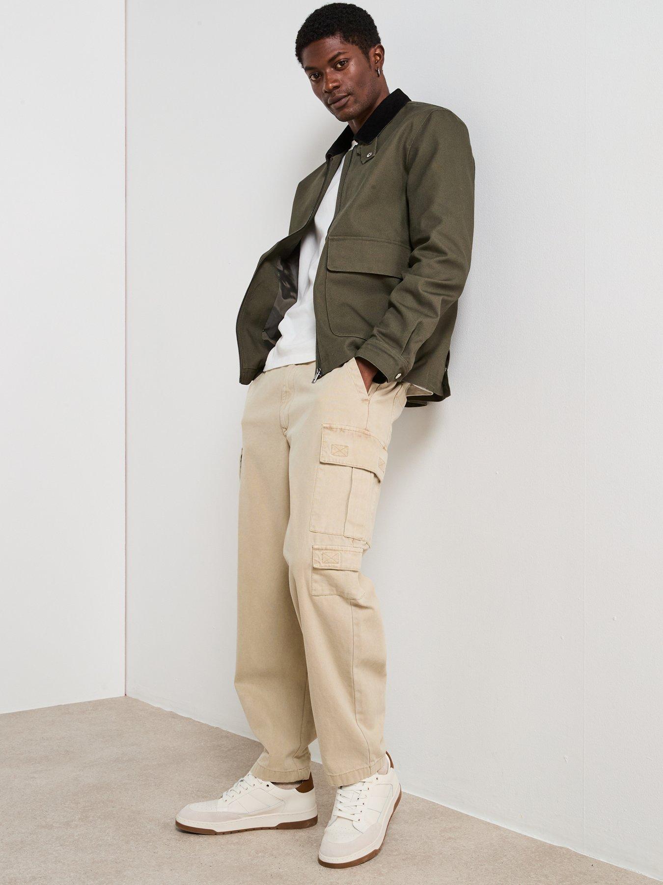 Image 3 of 6 of Very Man Canvas Workwear Jacket - Khaki