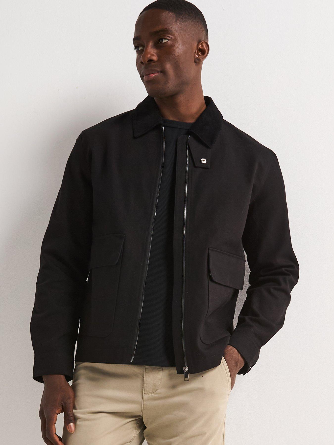 undefined Canvas Workwear Jacket - Black