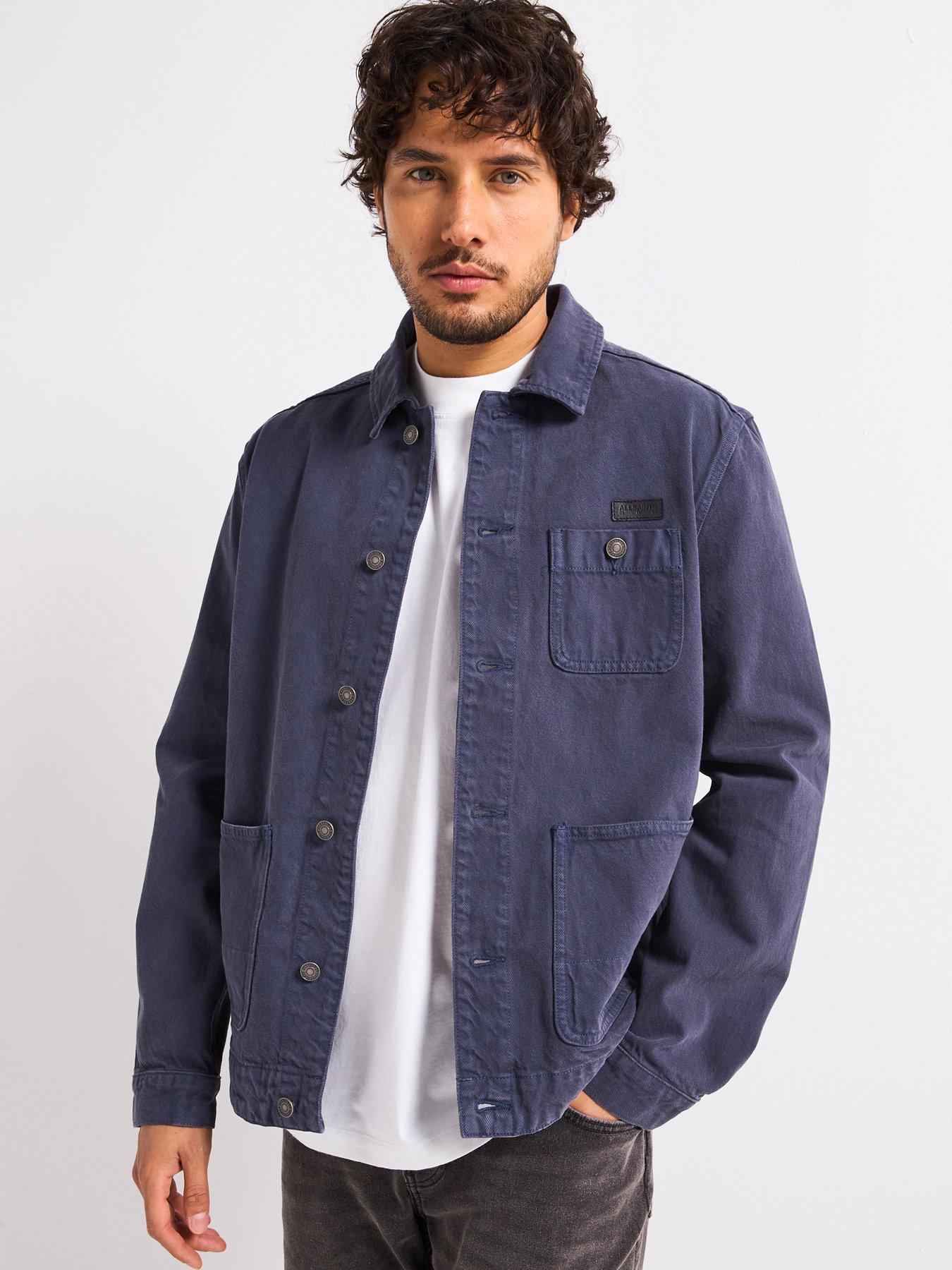 AllSaints Eavis Chore Jacket- Blue Very