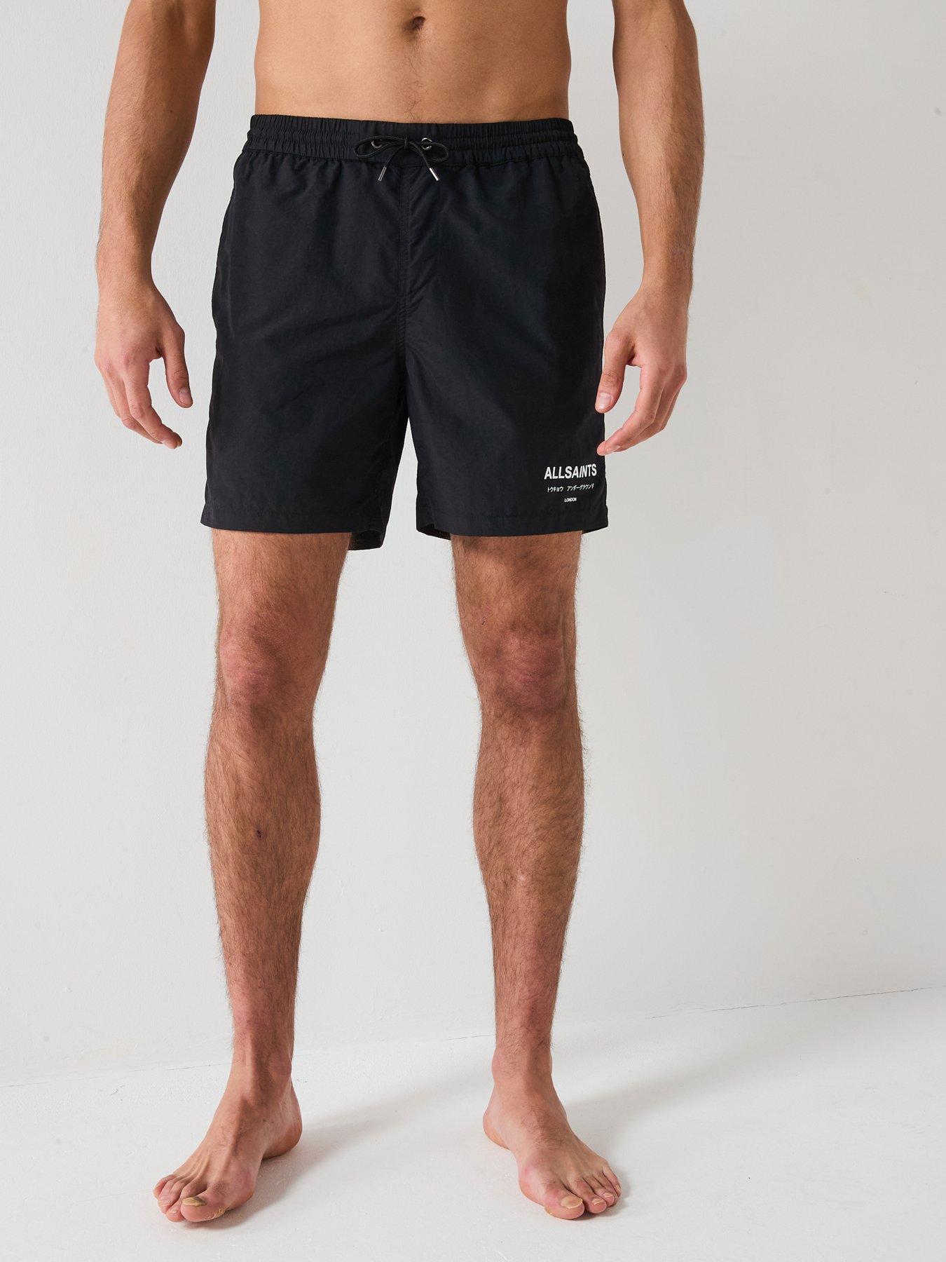 undefined All Saints Underground Swimshorts- Black