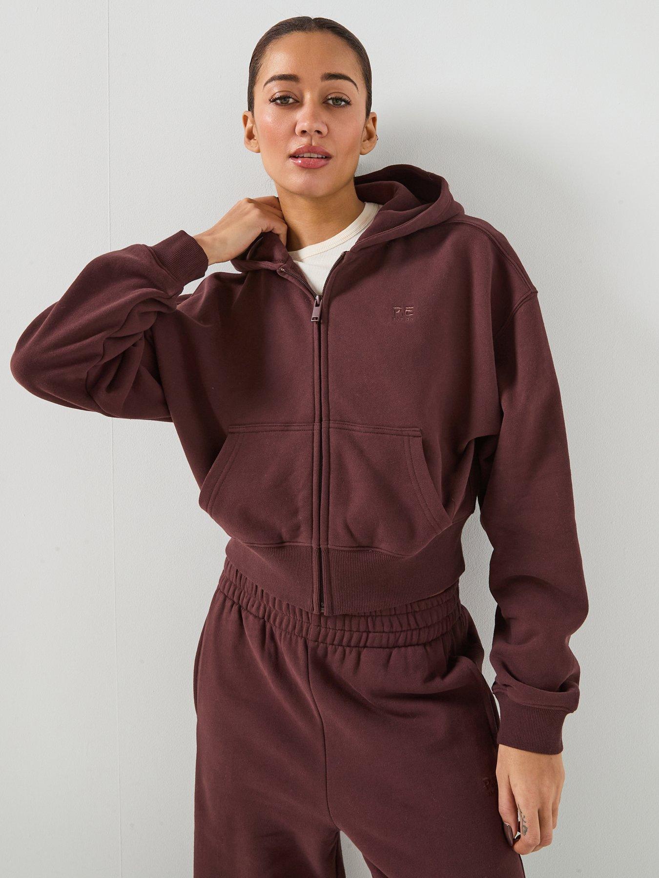 P.E Nation Womens Training Adventure Zip Through - Brown