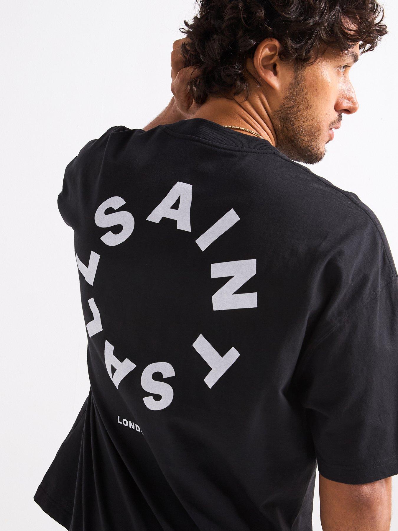 AllSaints Tierra Crew T-shirt-black