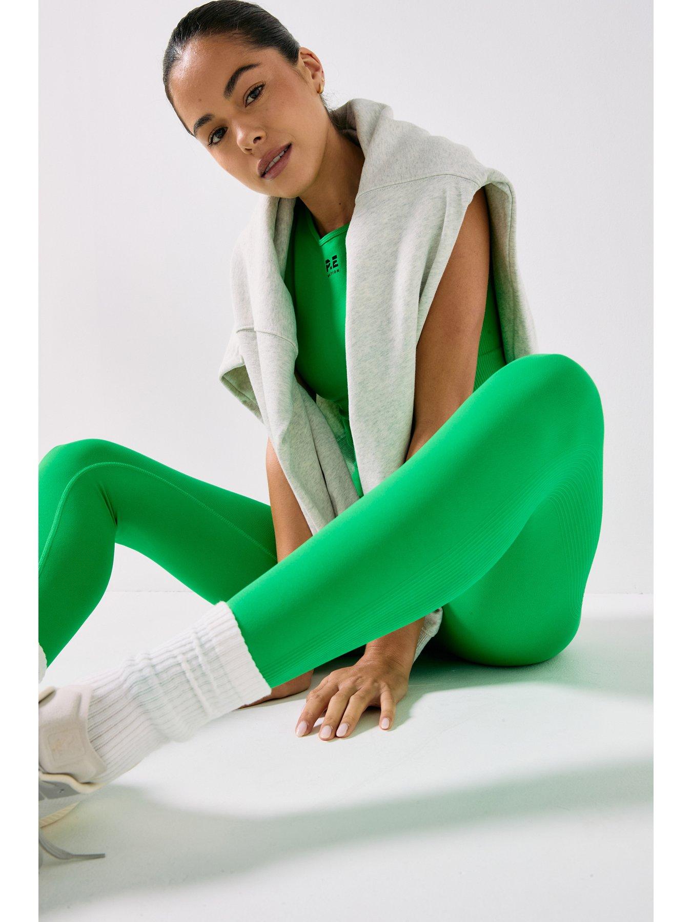 P.E Nation Womens Training Restore Seamless Tank - Green