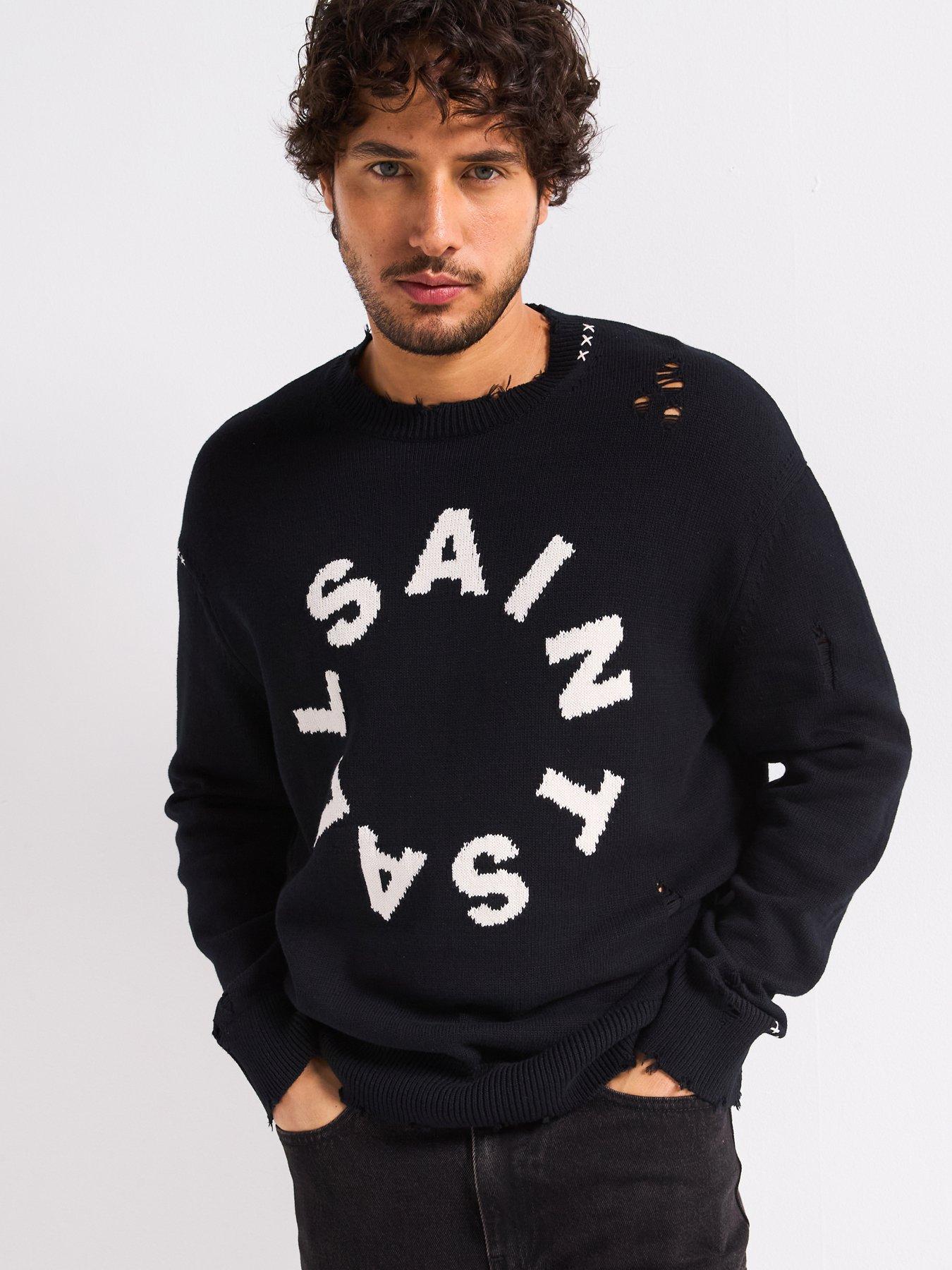 undefined Diageo Long Sleeve Crew Neck Jumper - Black