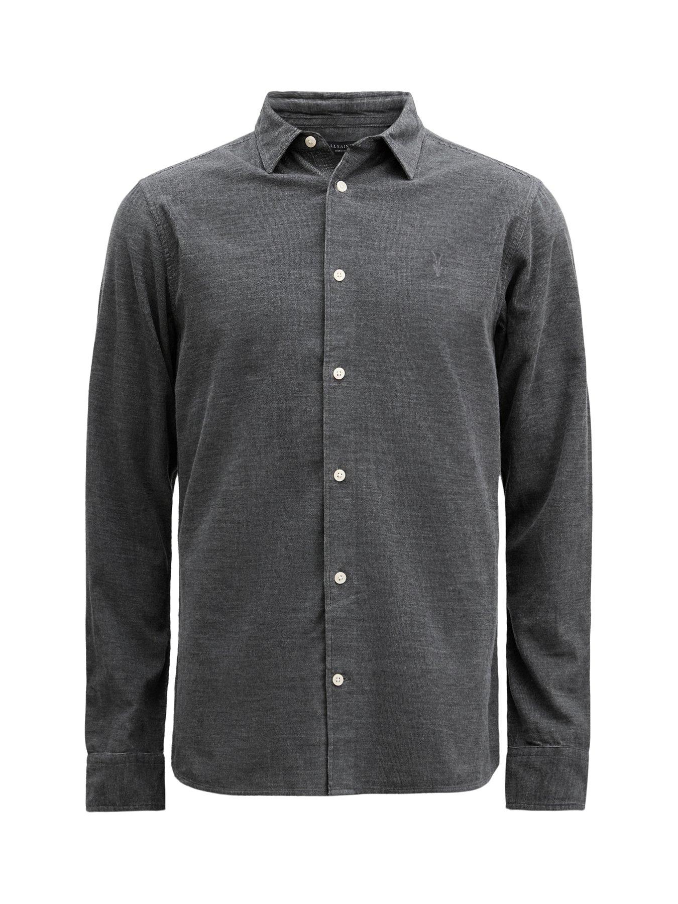 Façonnable Sl Bd New Print Long Sleeve Shirt Grey | Dressinn