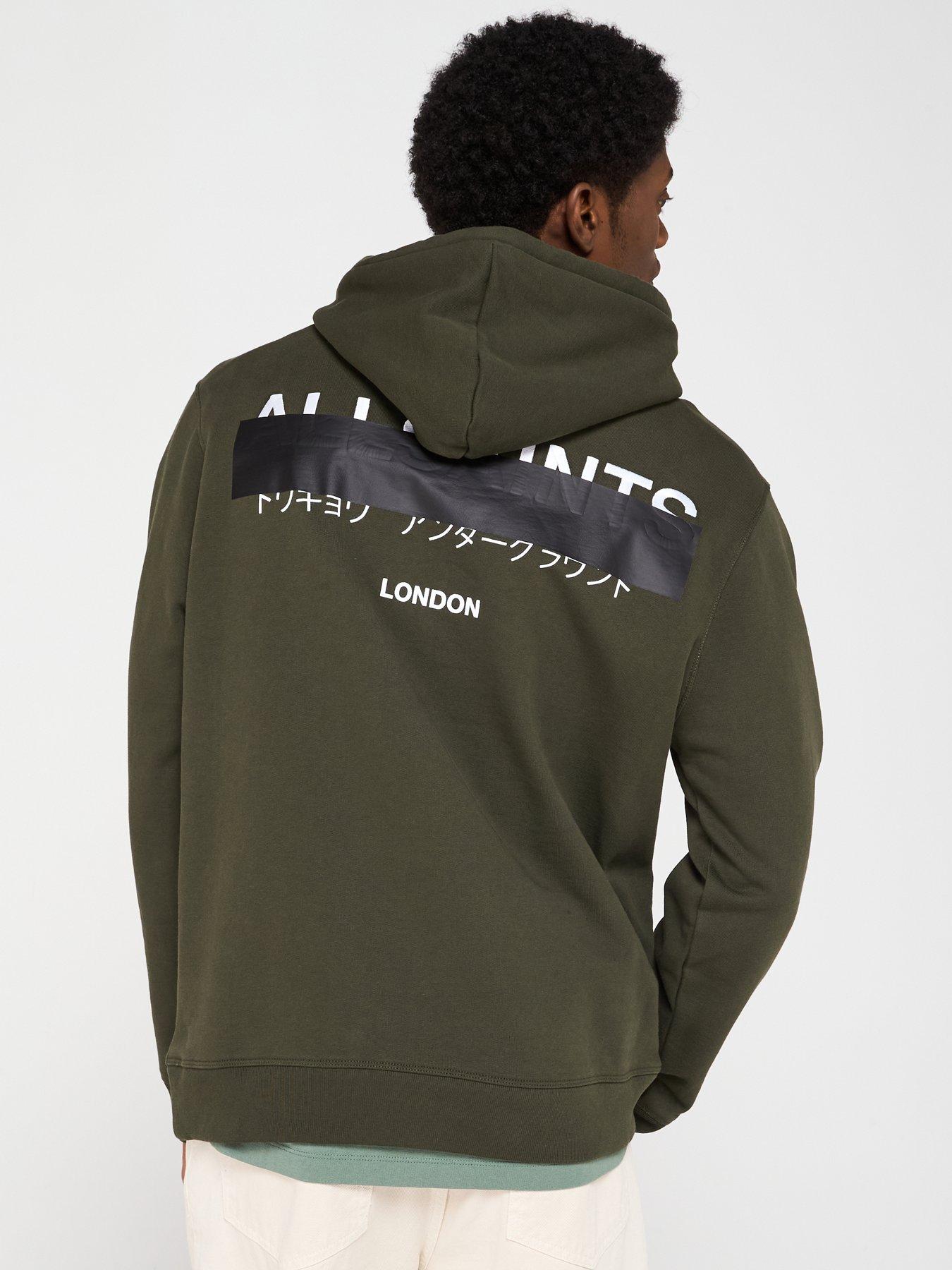 undefined Redact Overhead Hoodie - Green