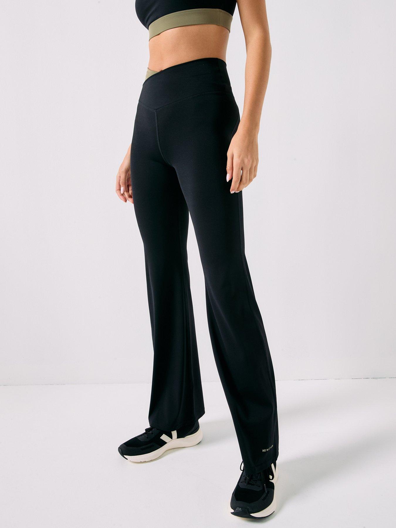 P.E Nation Womens Training Wander Flare Legging - Black