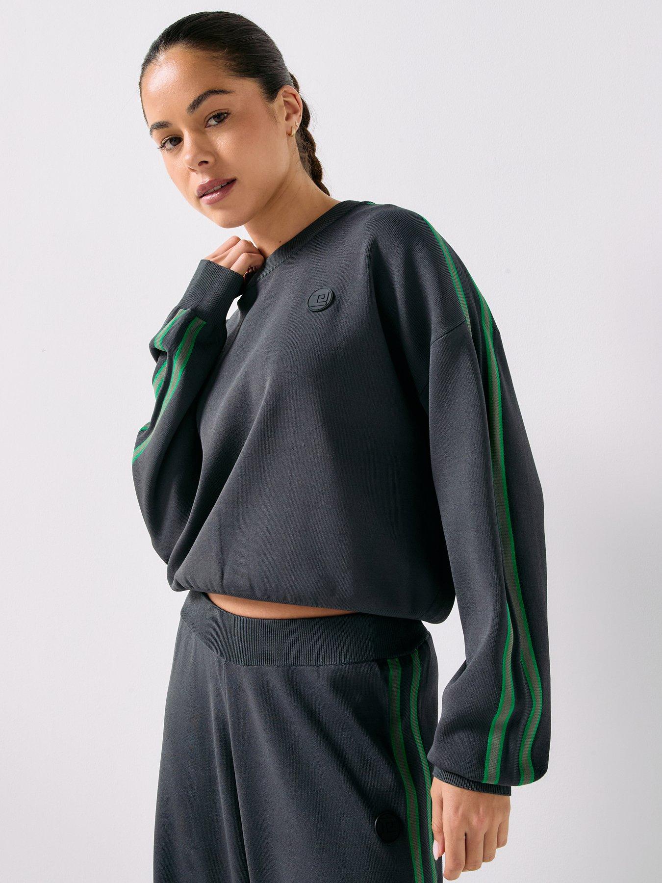 P.E Nation Womens Training Retreat Knit Jumper - Grey