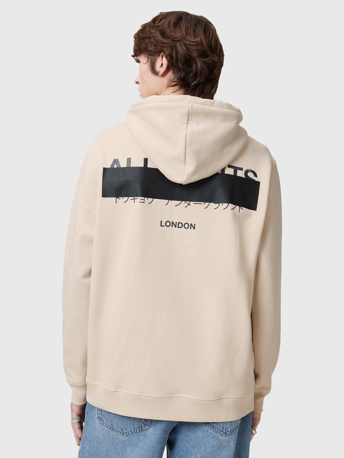 undefined Redact Overhead Hoodie - Beige