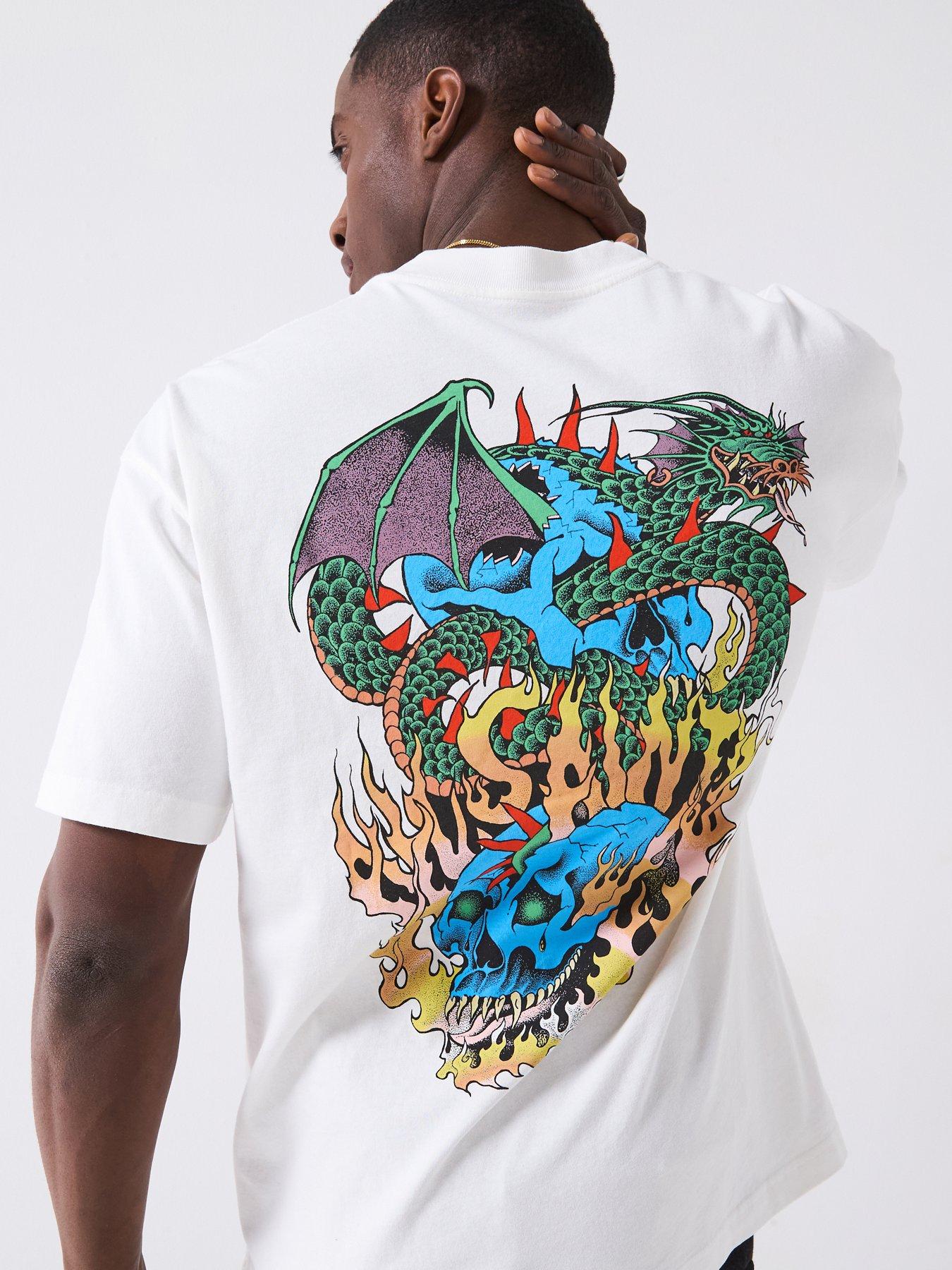 Image 1 of 5 of AllSaints All Saints Writher Short Sleeve Crew Neck T-Shirts- White