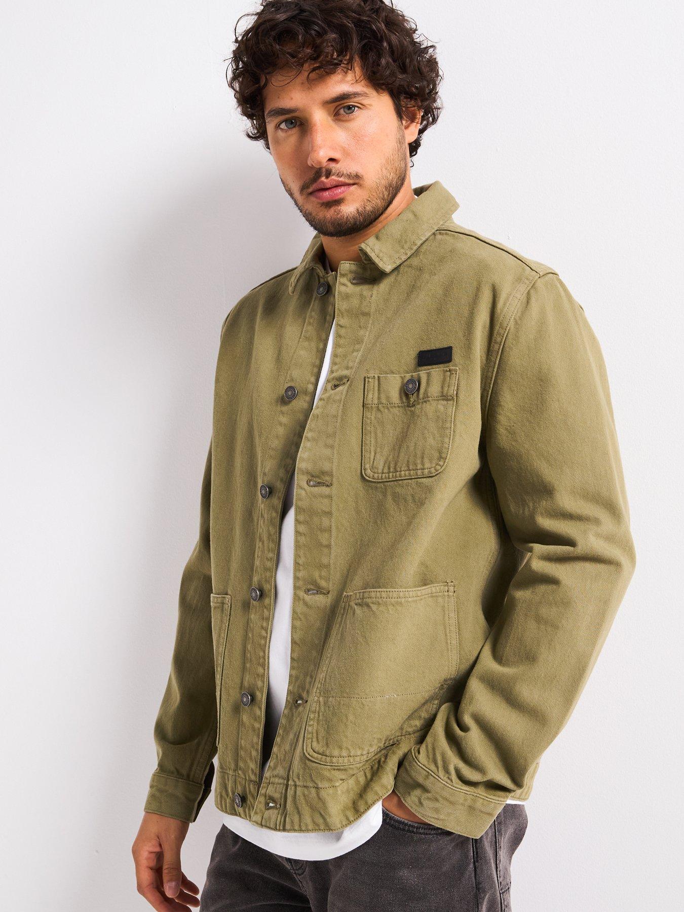 undefined All Saints Eavis Chore Jacket- Green