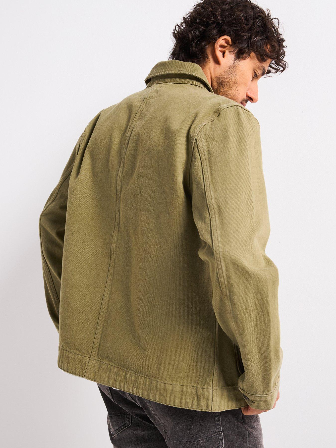 Image 2 of 6 of AllSaints All Saints Eavis Chore Jacket- Green