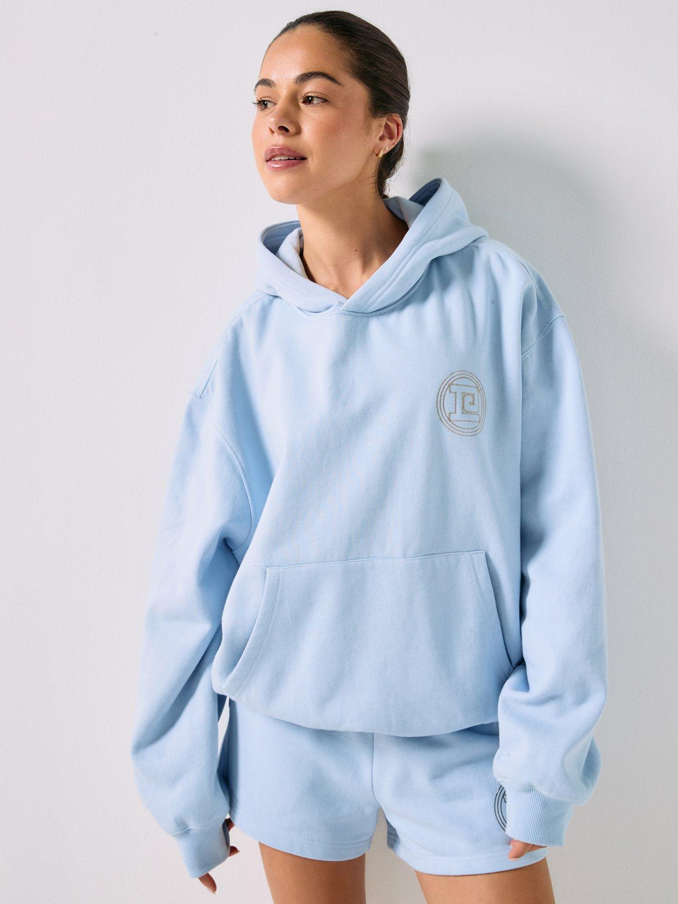 P.E Nation Womens Training Output Hoodie - Blue