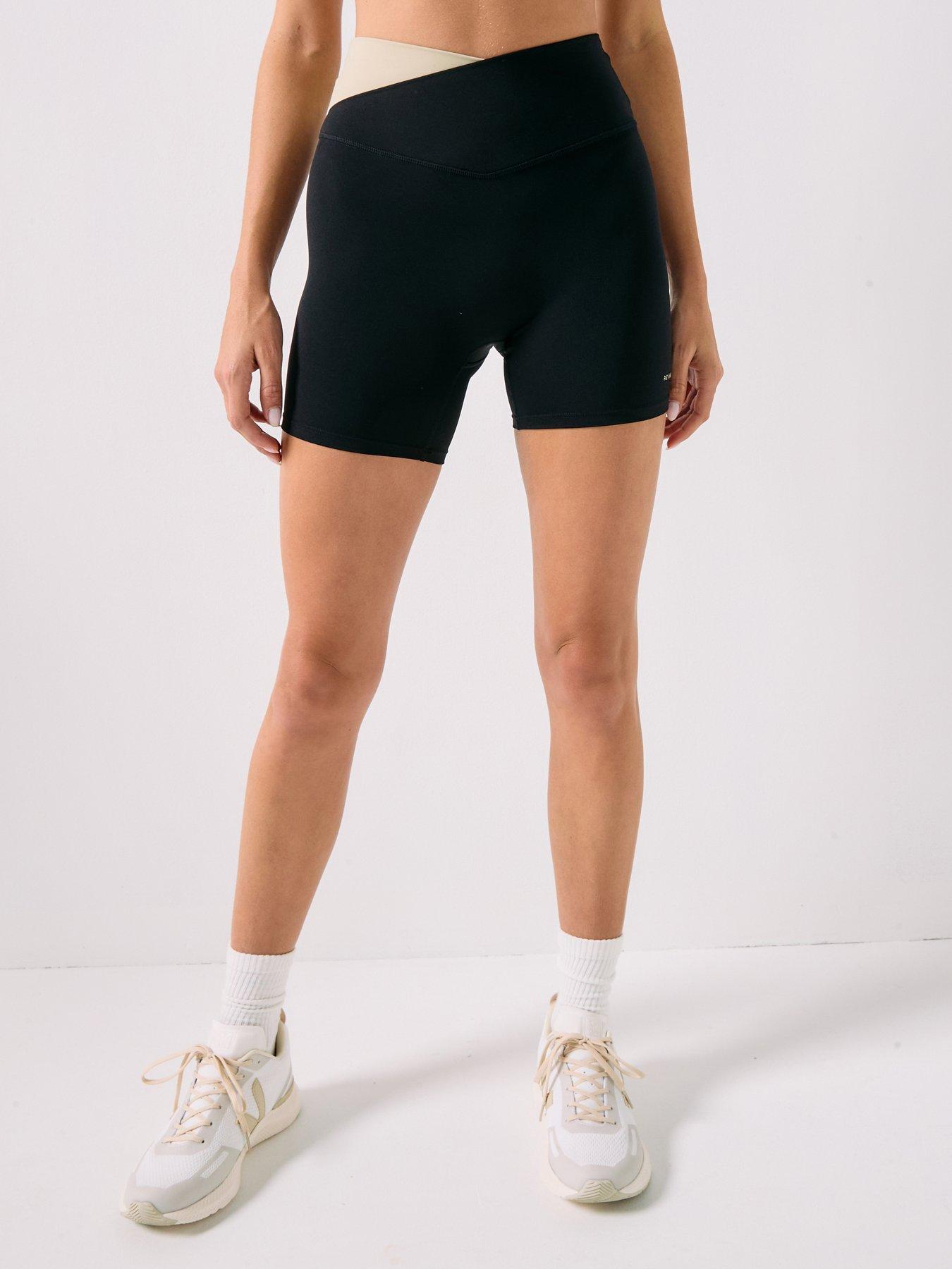 P.E Nation Womens Training Wander 5 Inch Bike Short, Black, Size Xl, Women