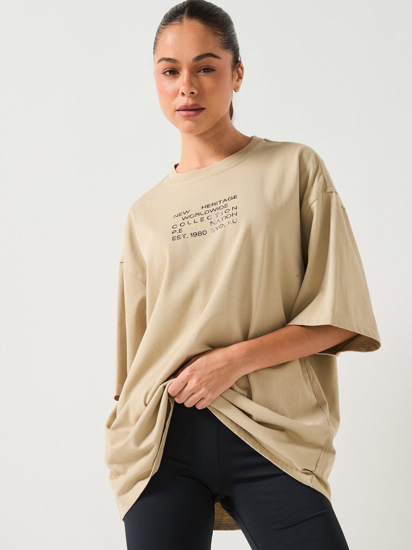 P.E Nation Womens Training Lamont Tee - Beige