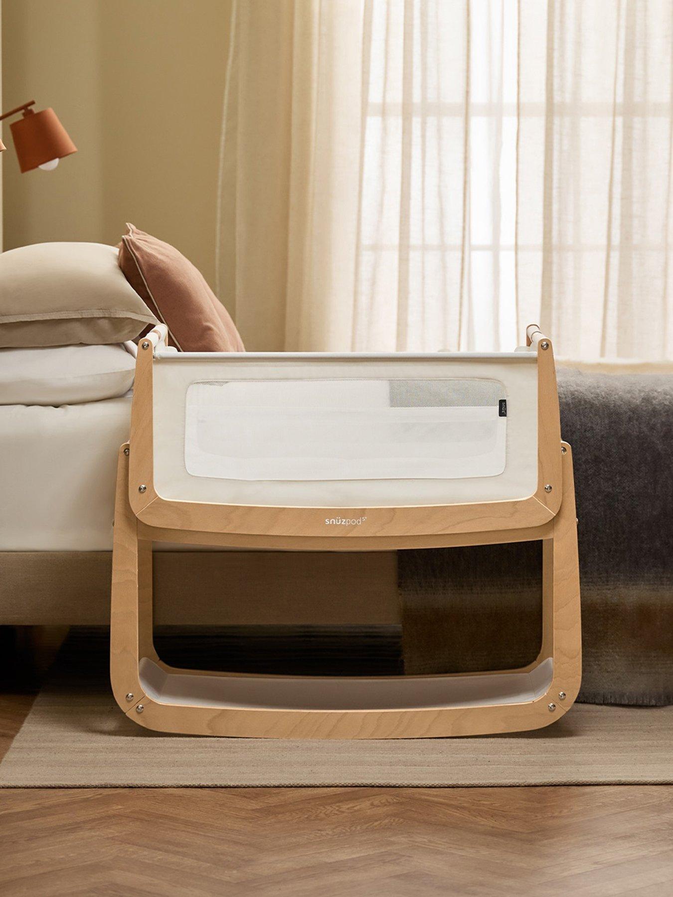 Image 1 of 8 of Snuz SnuzPod 5 Bedside Crib - Natural