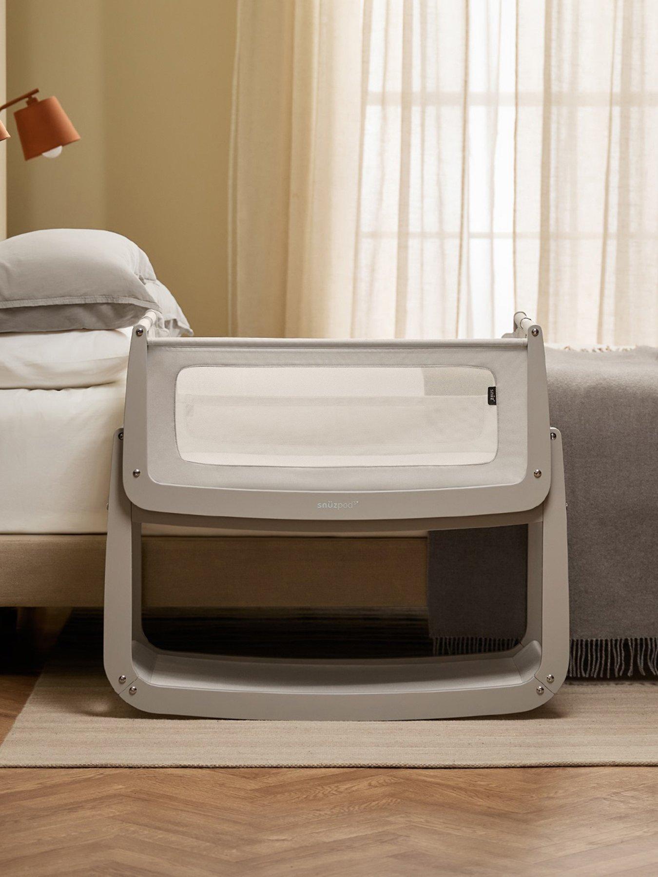 undefined SnuzPod 5 Bedside Crib - Pebble