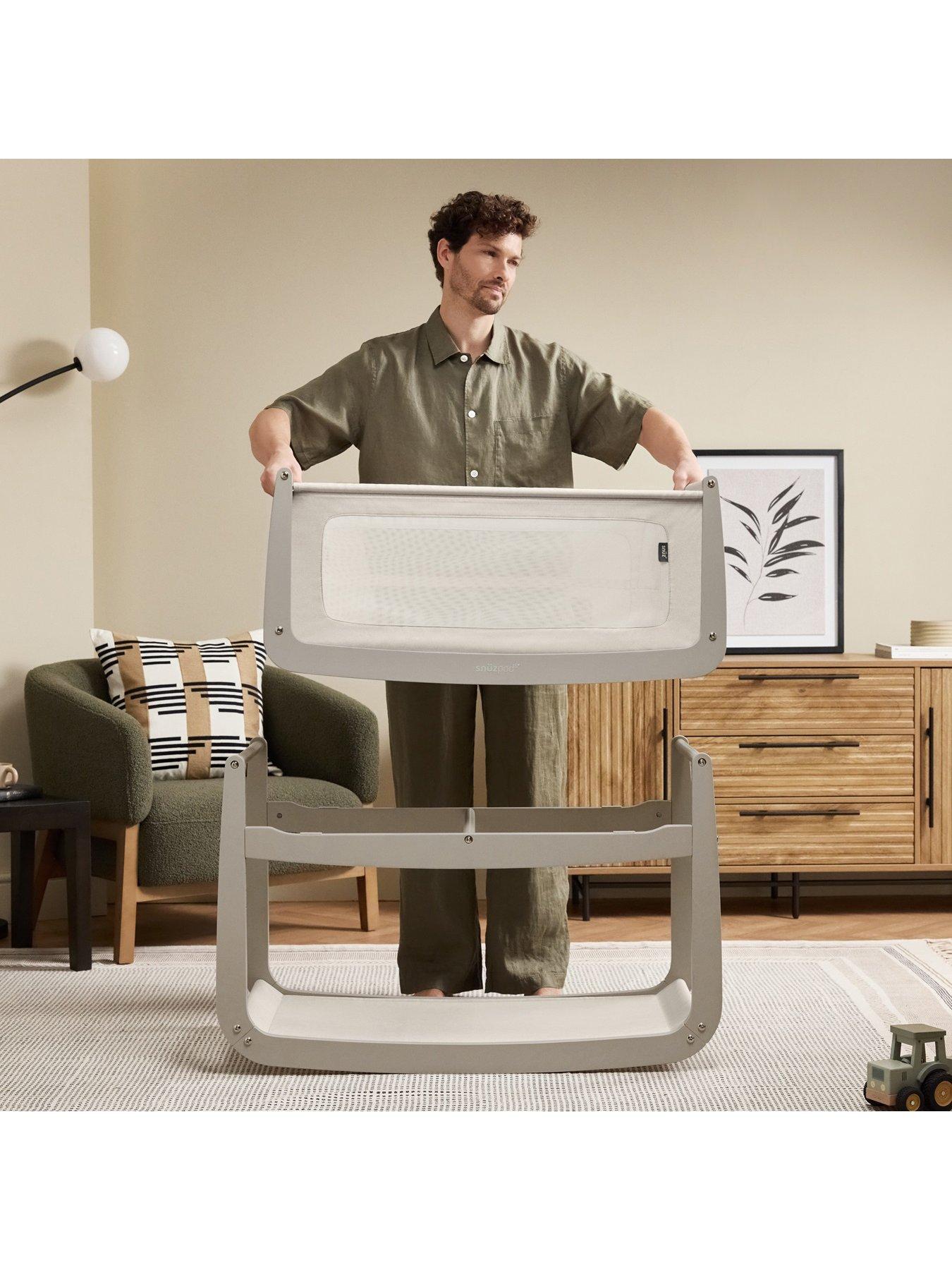 Image 4 of 8 of Snuz SnuzPod 5 Bedside Crib - Pebble