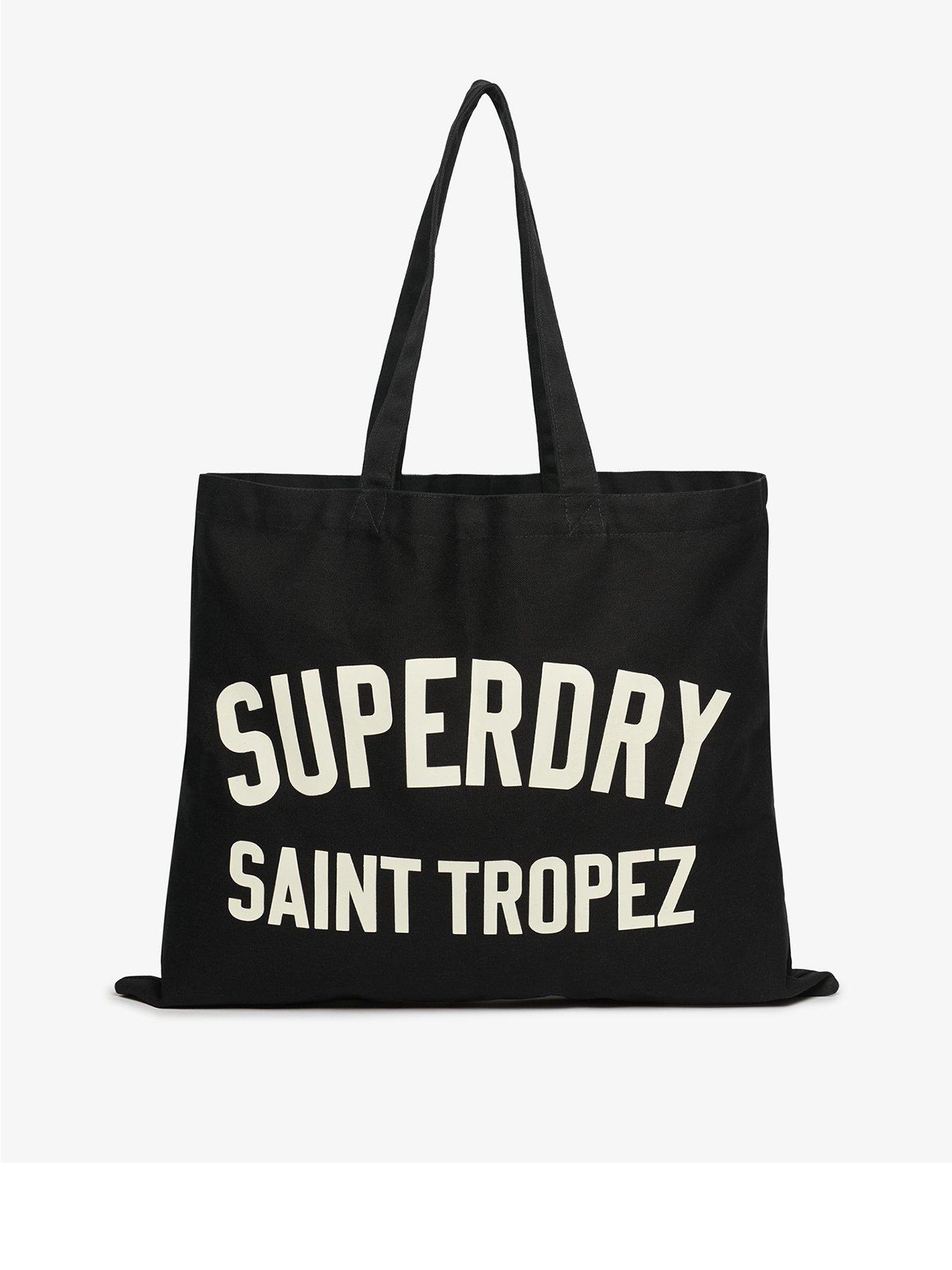 Superdry black handbag online