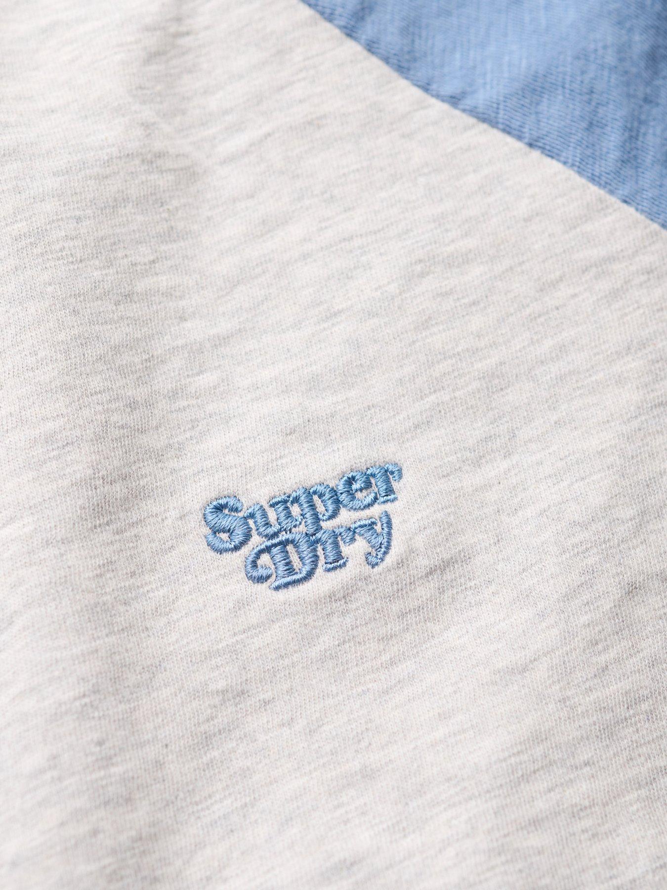 Image 5 of 5 of Superdry Essential Logo Slub Retro T-shirt- Blue