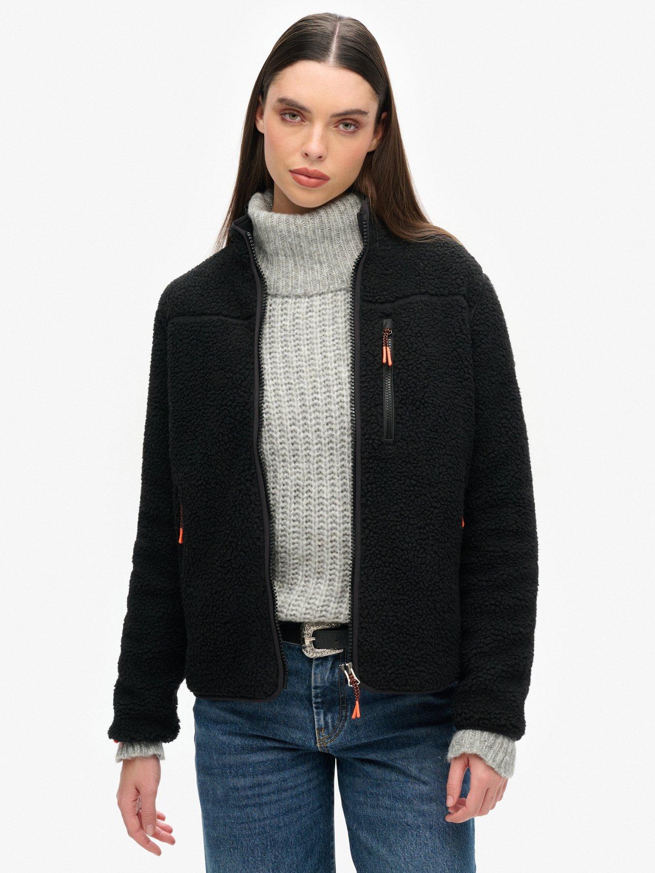 undefined Outdoor Full Zip Fleece - Black