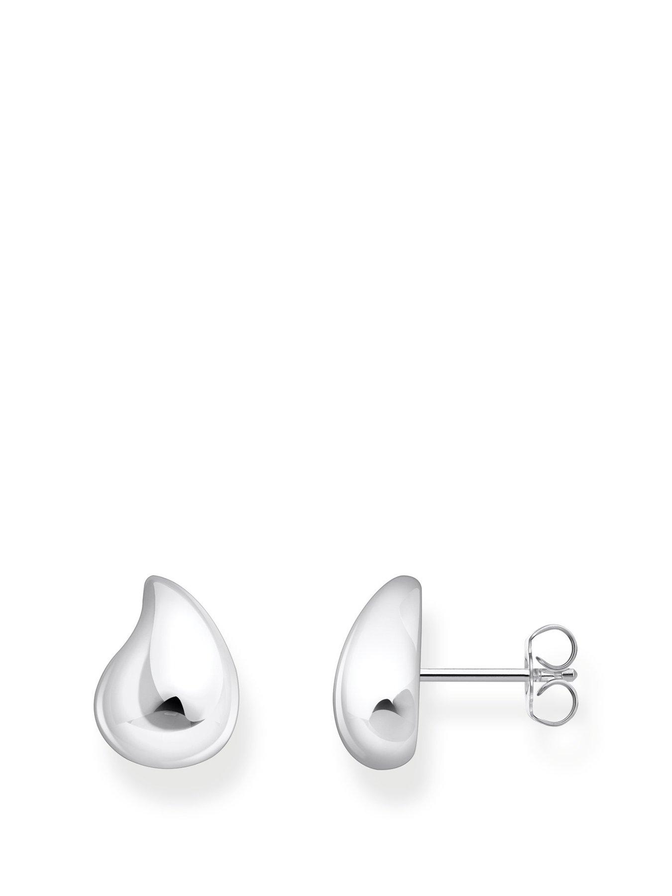 undefined Small silver ear studs