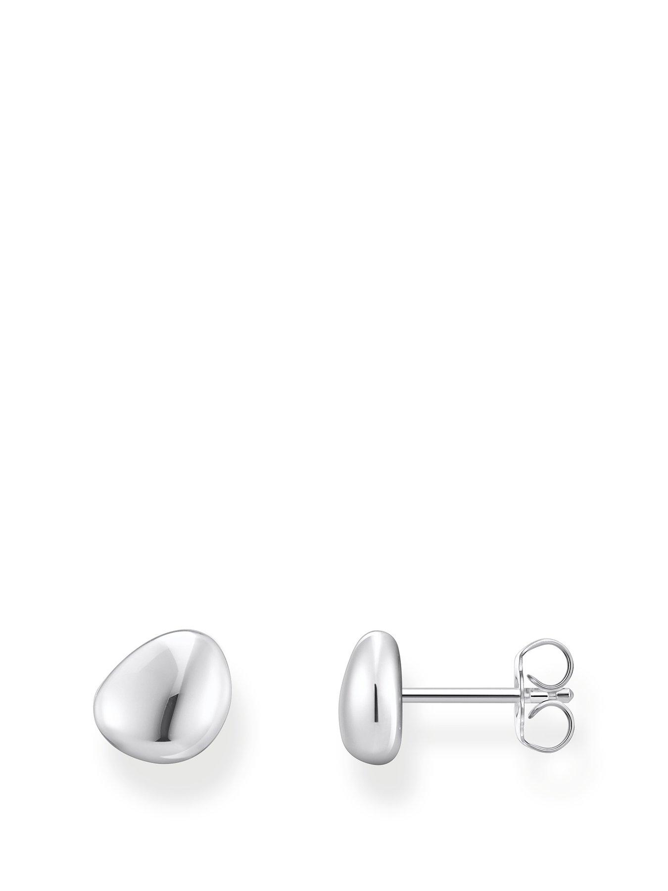 undefined Small silver ear studs