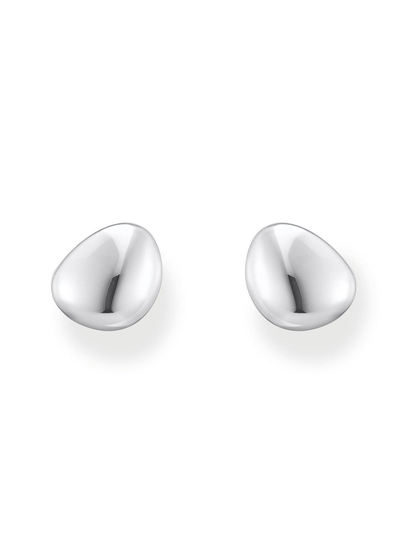Image 3 of 3 of Thomas Sabo Small silver ear studs